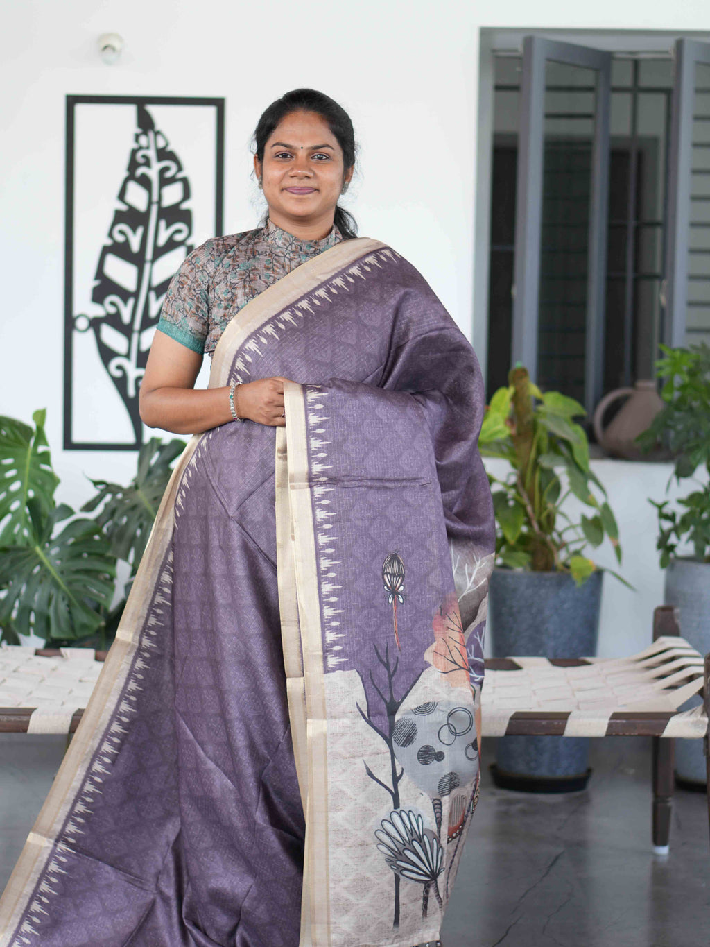 Malai Tussar Sarees / SKU222 – 3