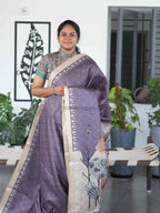 Malai Tussar Sarees / SKU222 – 3