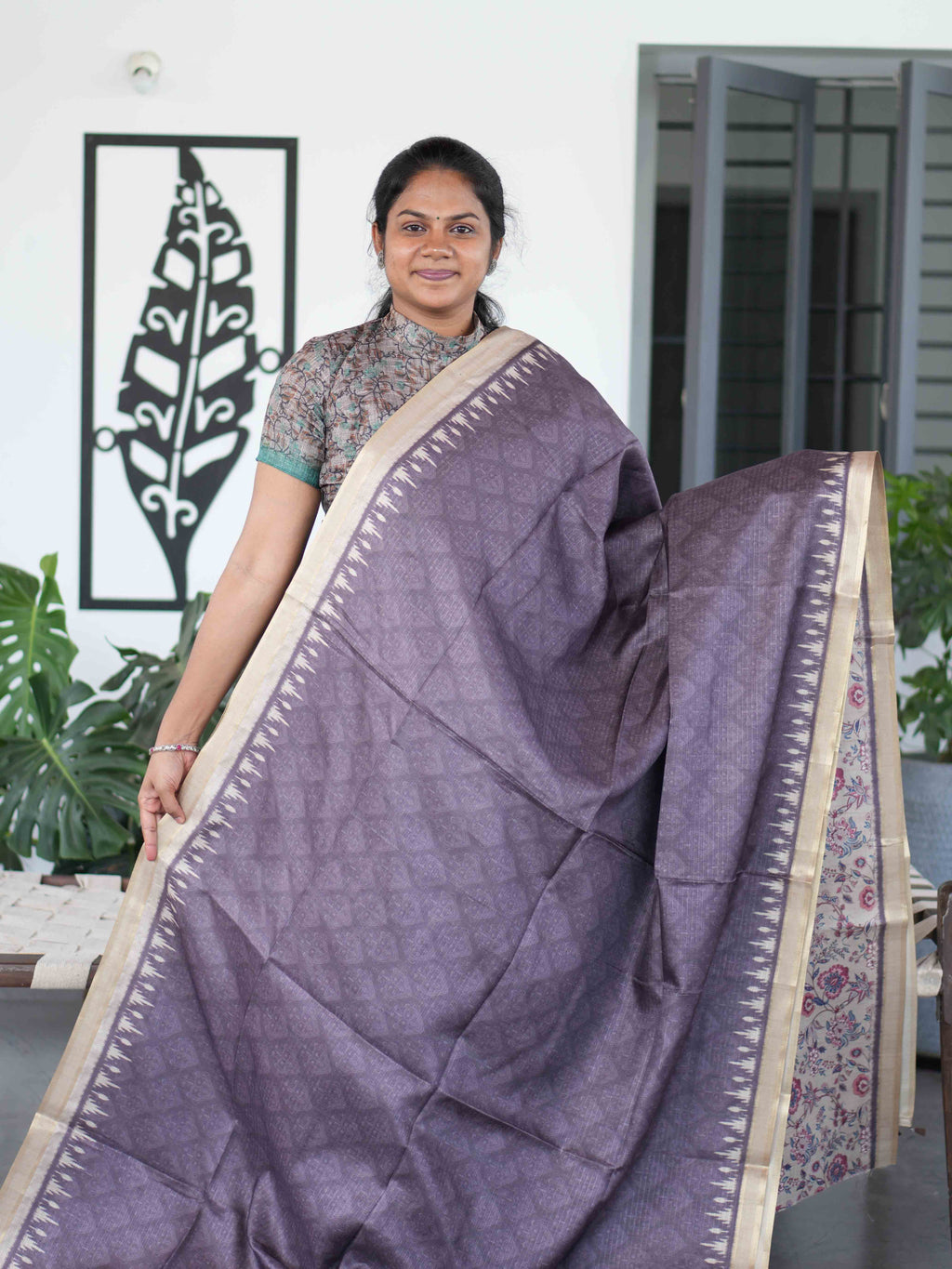 Malai Tussar Sarees / SKU222 – 3