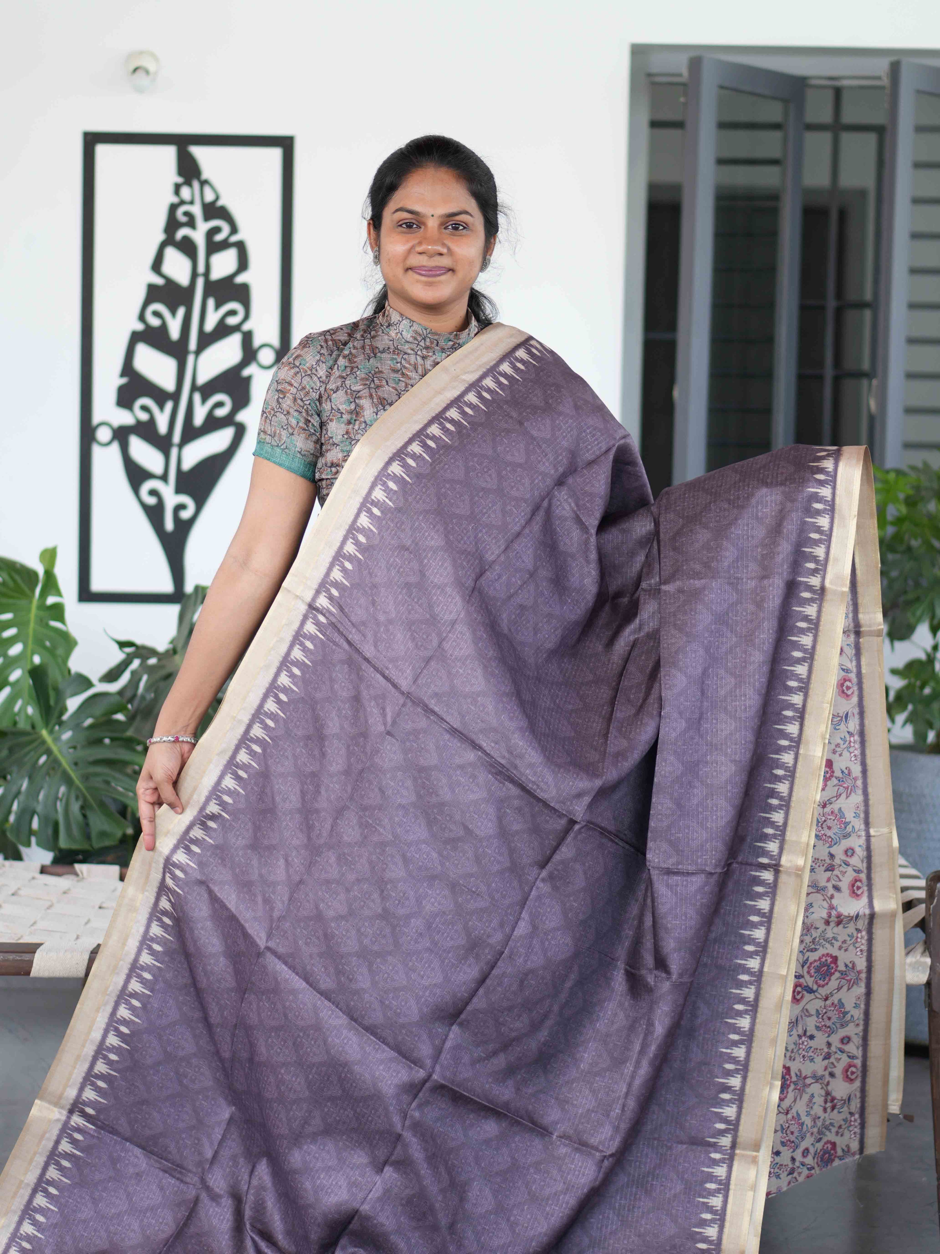 Malai Tussar Sarees / SKU222 – 3