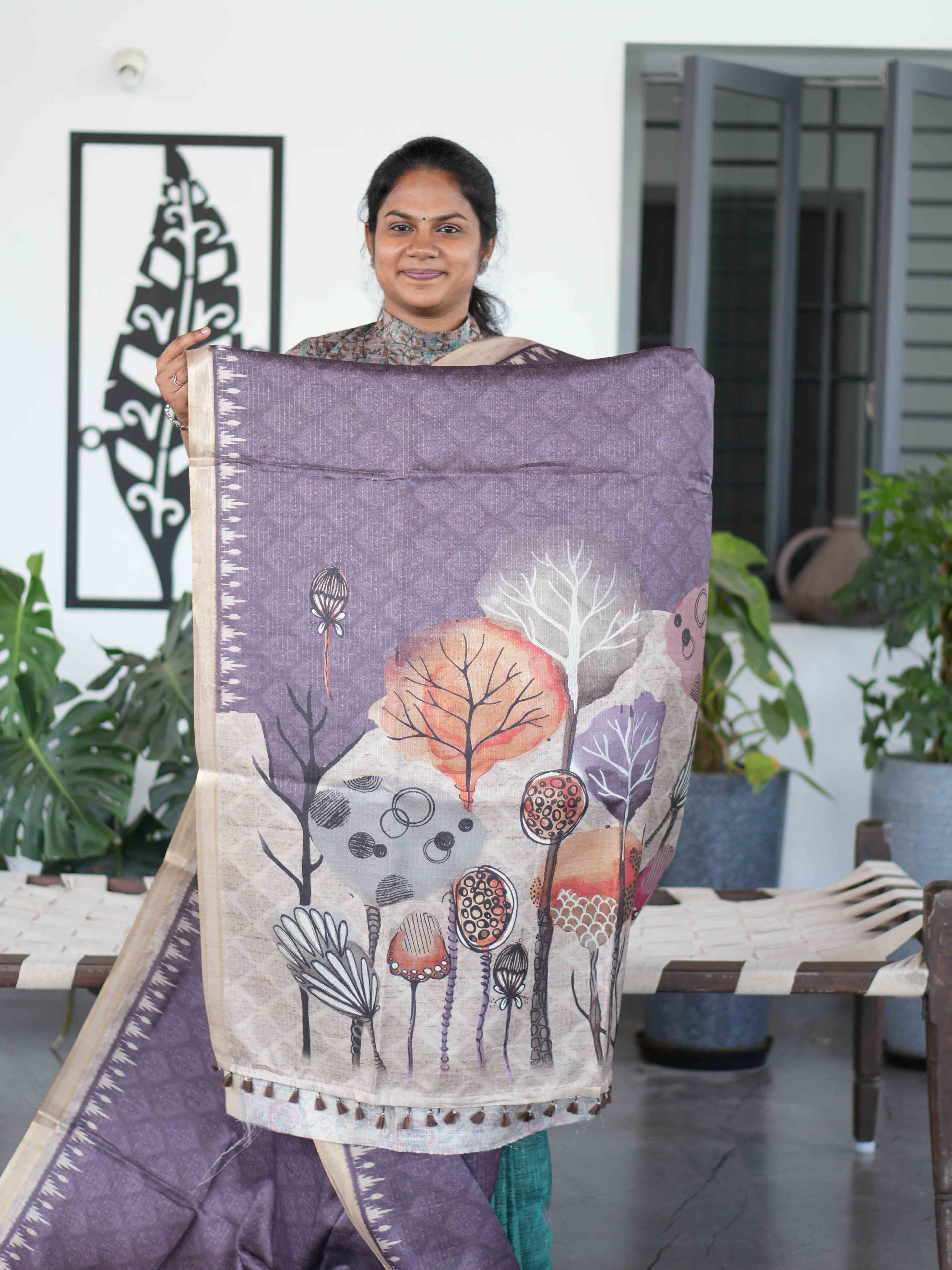 Malai Tussar Sarees / SKU222 – 3