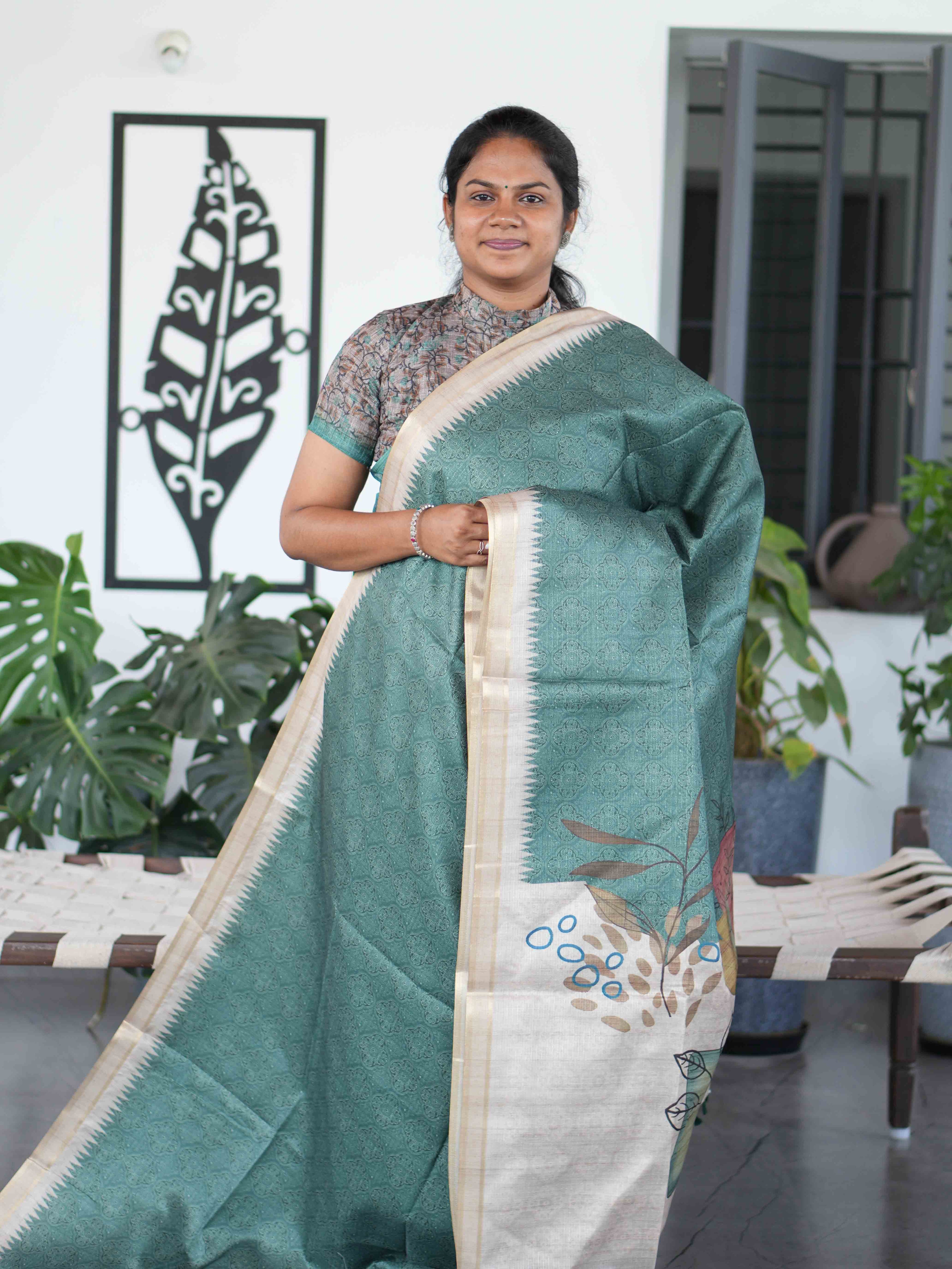 Malai Tussar Sarees / SKU222 – 7