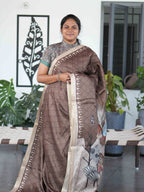 Malai Tussar Sarees / SKU222 – 4