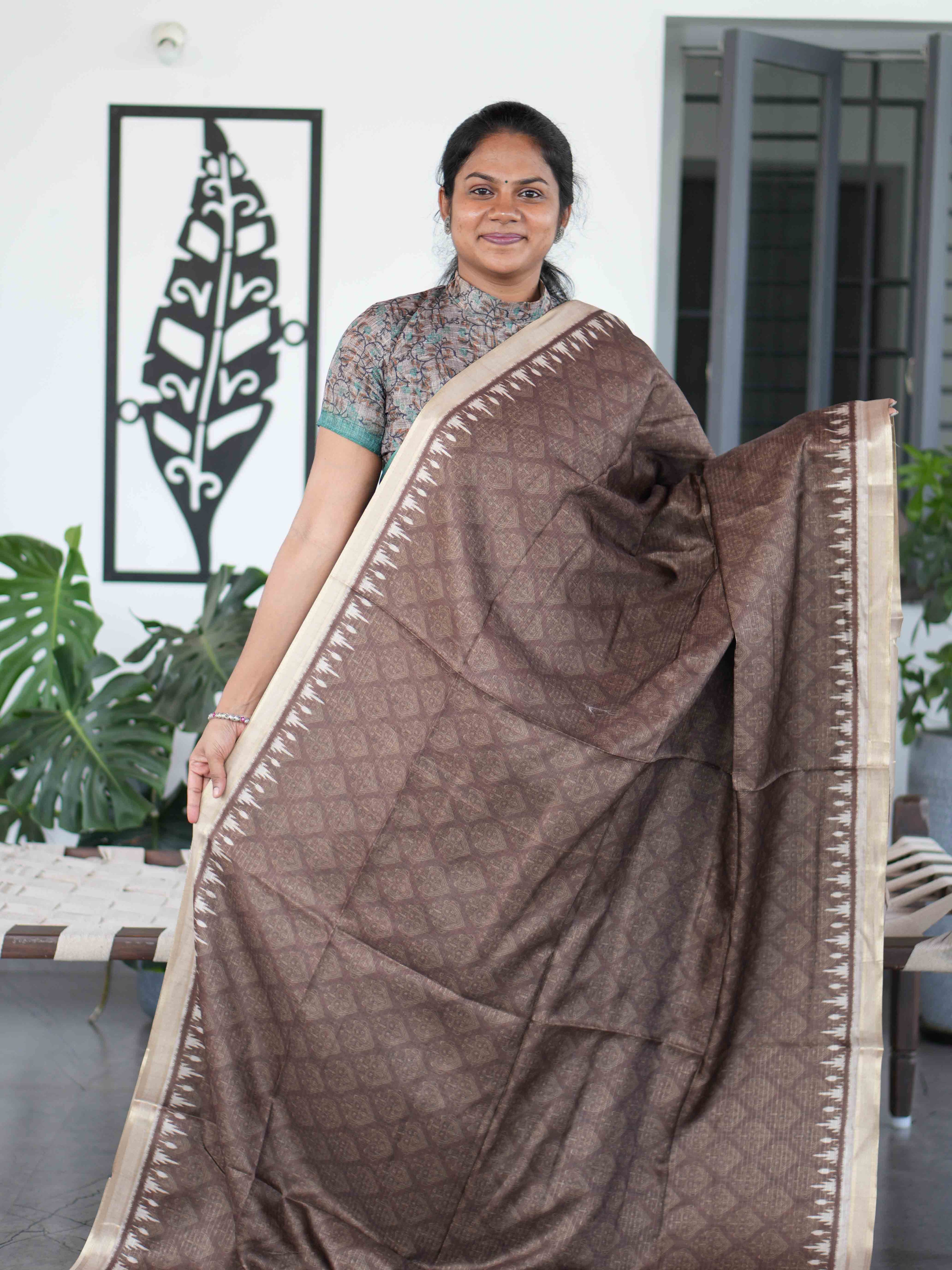Malai Tussar Sarees / SKU222 – 4