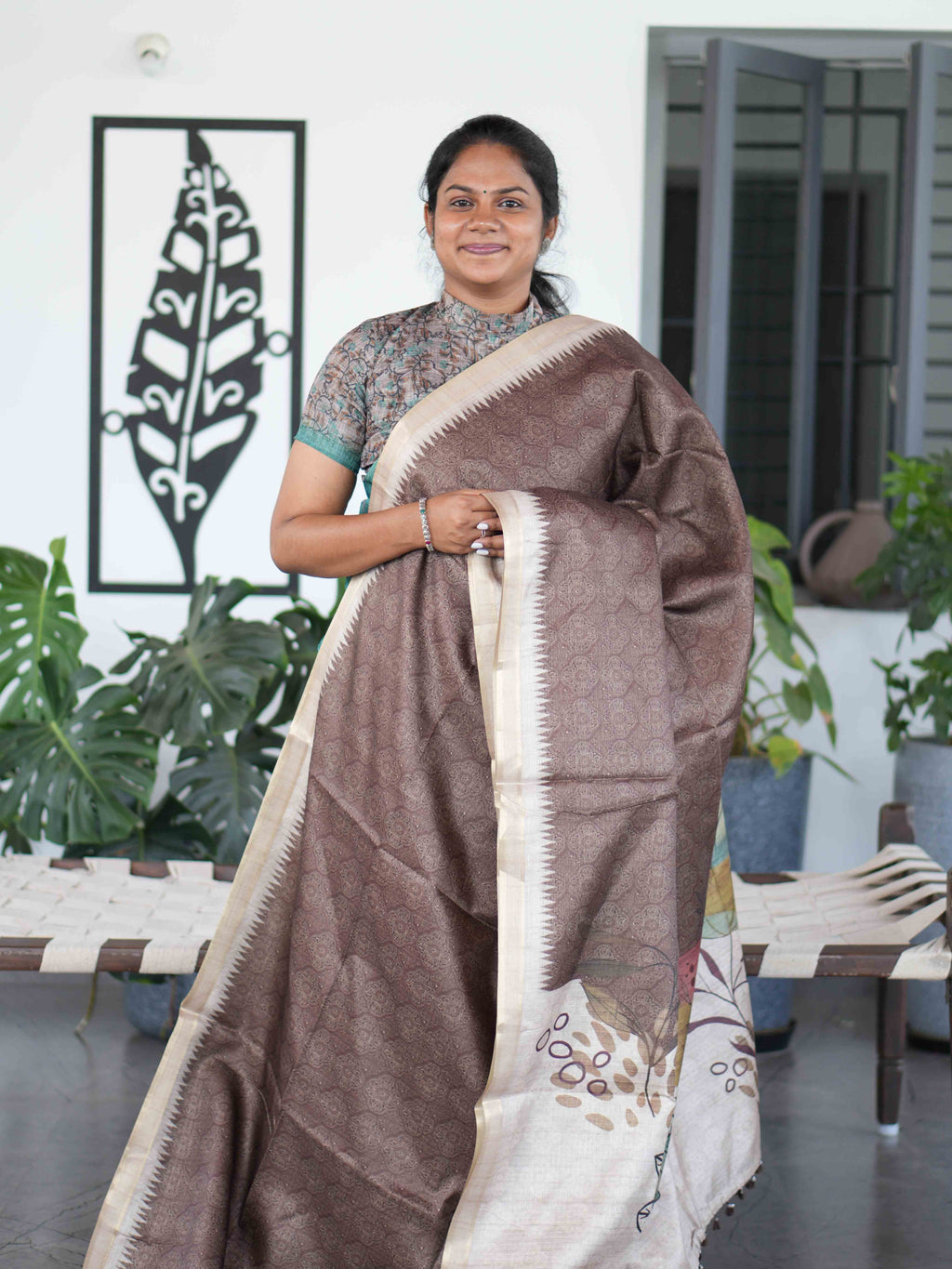 Malai Tussar Sarees / SKU222 – 8