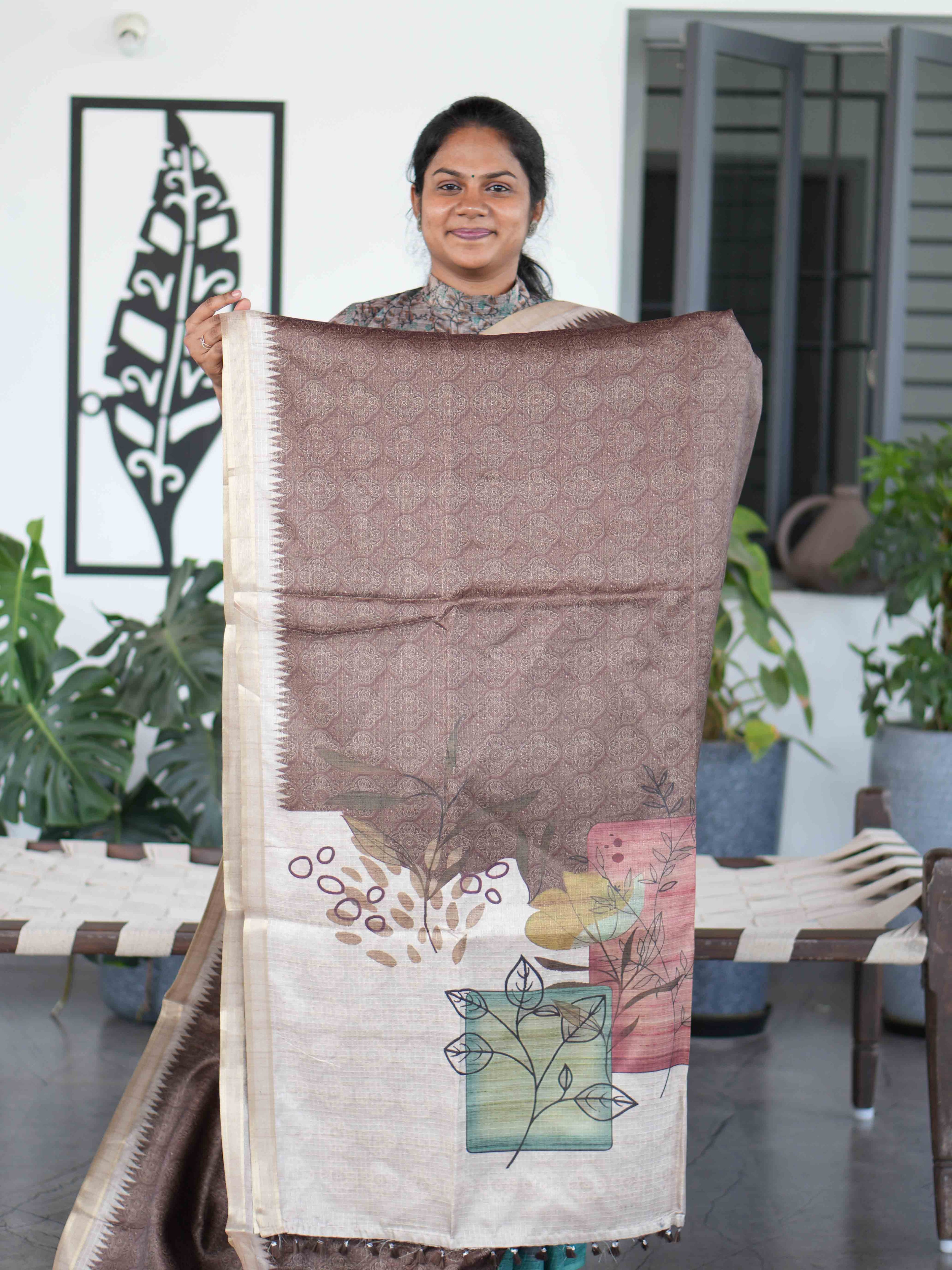 Malai Tussar Sarees / SKU222 – 8