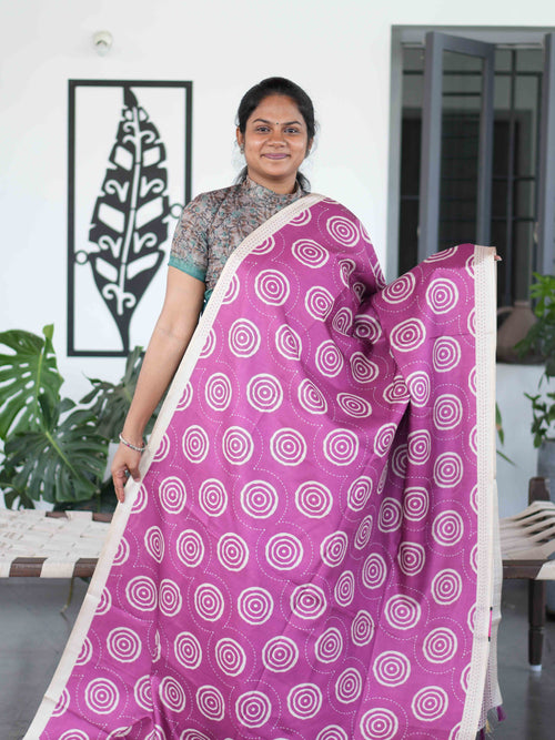 Art Printed Silk Sarees Timeless Prints / SKU219 – 7