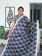 Art Printed Silk Sarees Elegant Canvas / SKU219 – 2