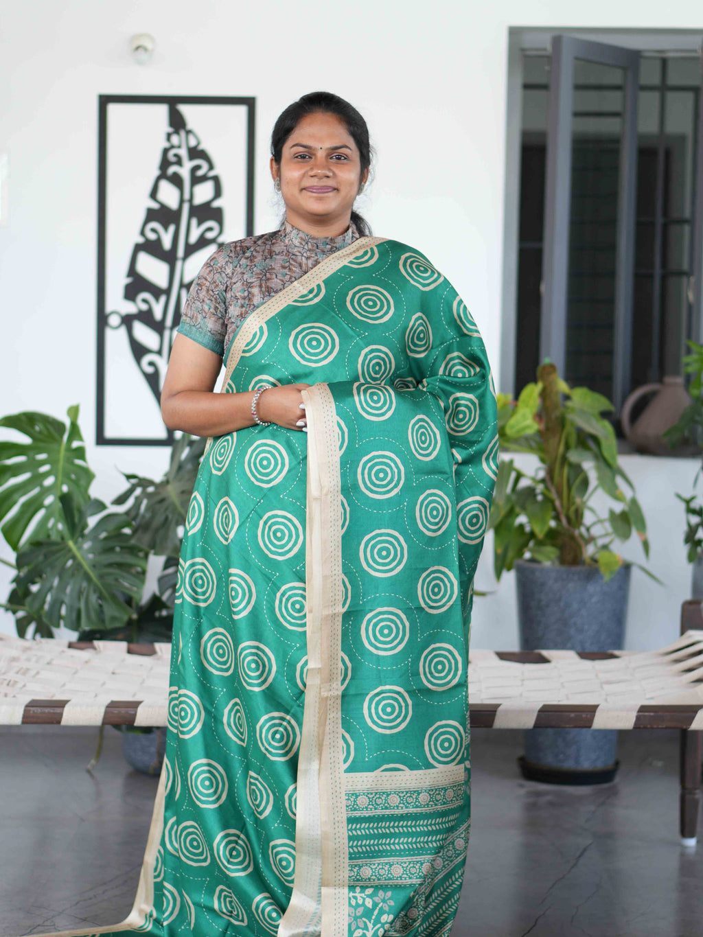 Art Printed Silk Sarees Graceful Impressions / SKU219 – 8