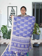 Art Printed Silk Sarees Floral Harmony / SKU219 – 3
