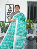 Art Printed Silk Sarees Modern Muse / SKU219 – 4