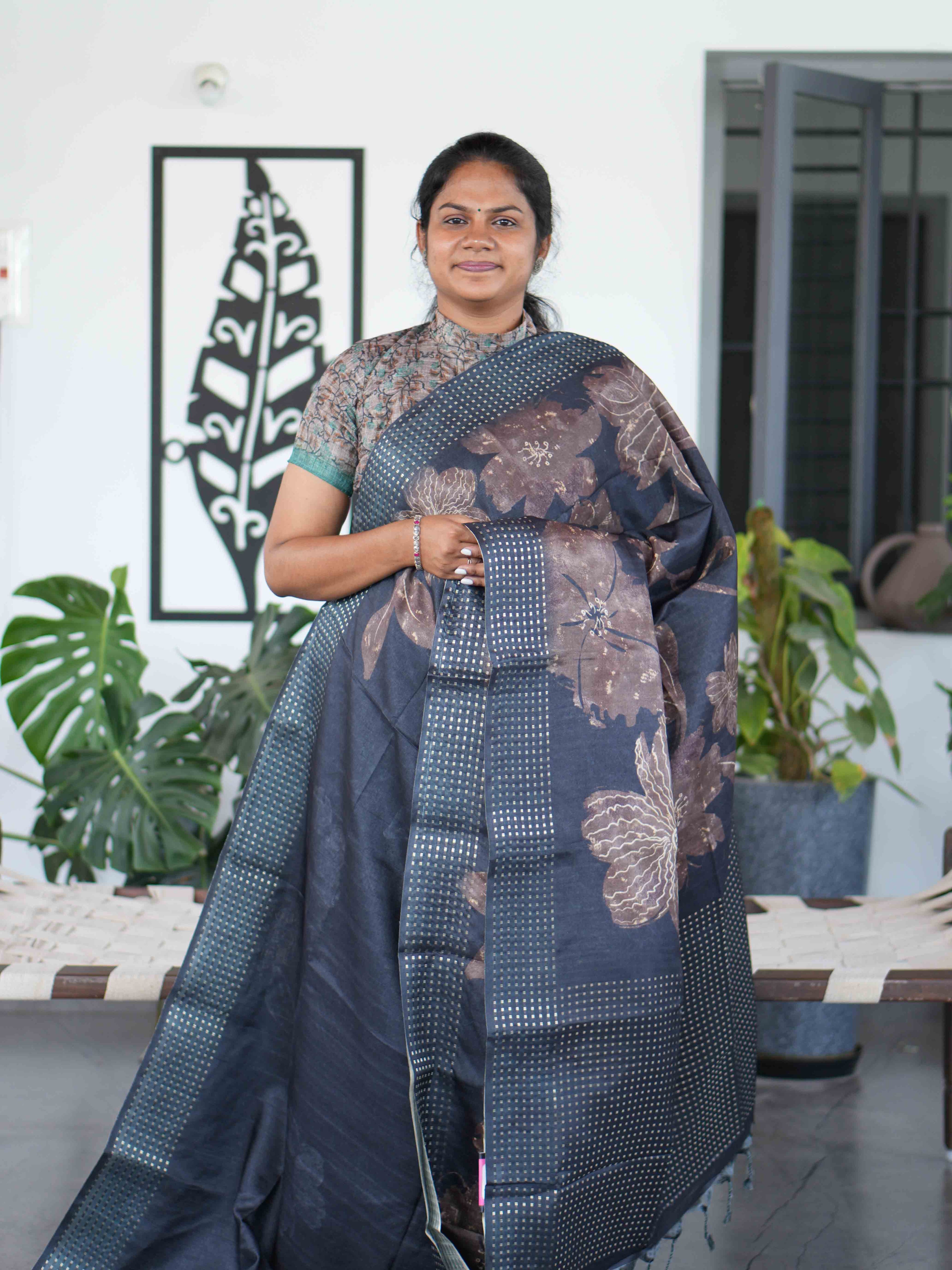 Semi Tussar Sarees Timeless Weave / SKU233 – 3