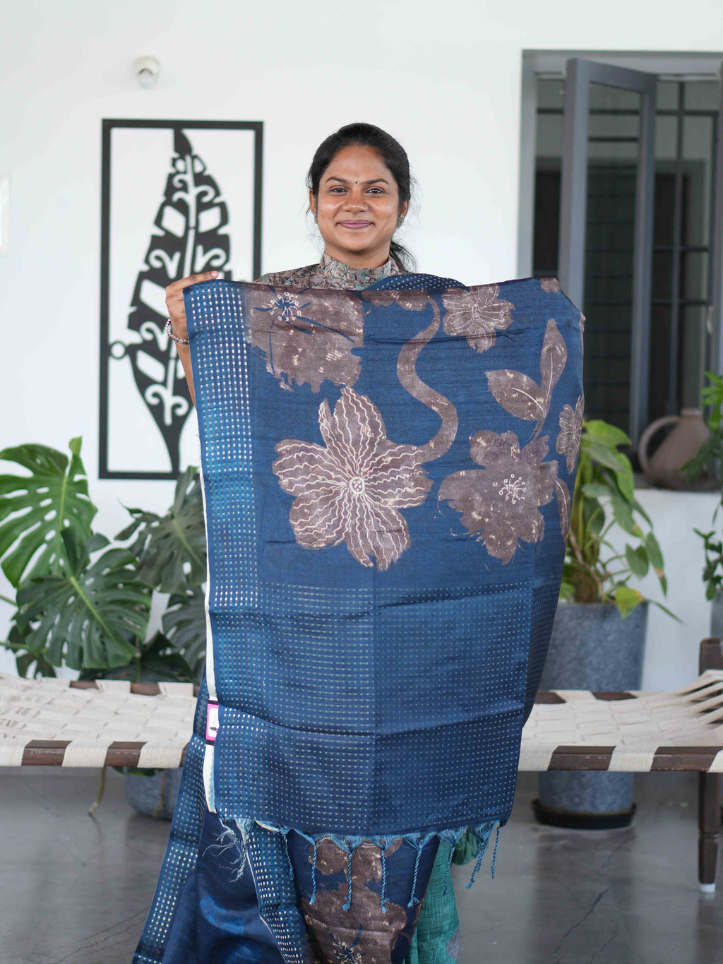 Semi Tussar Sarees Graceful Drape / SKU233 – 8