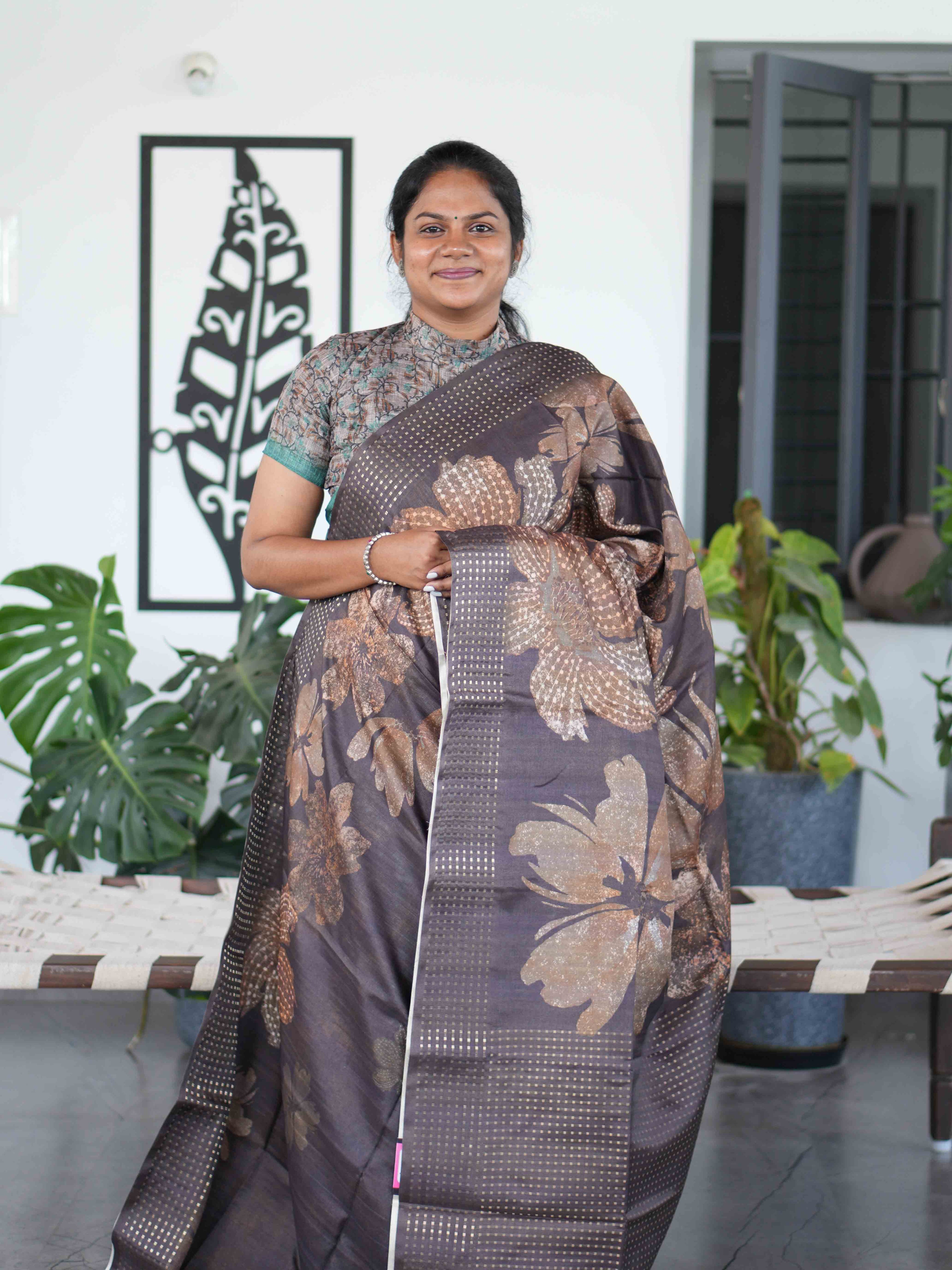 Semi Tussar Sarees Natural Elegance / SKU233 – 7