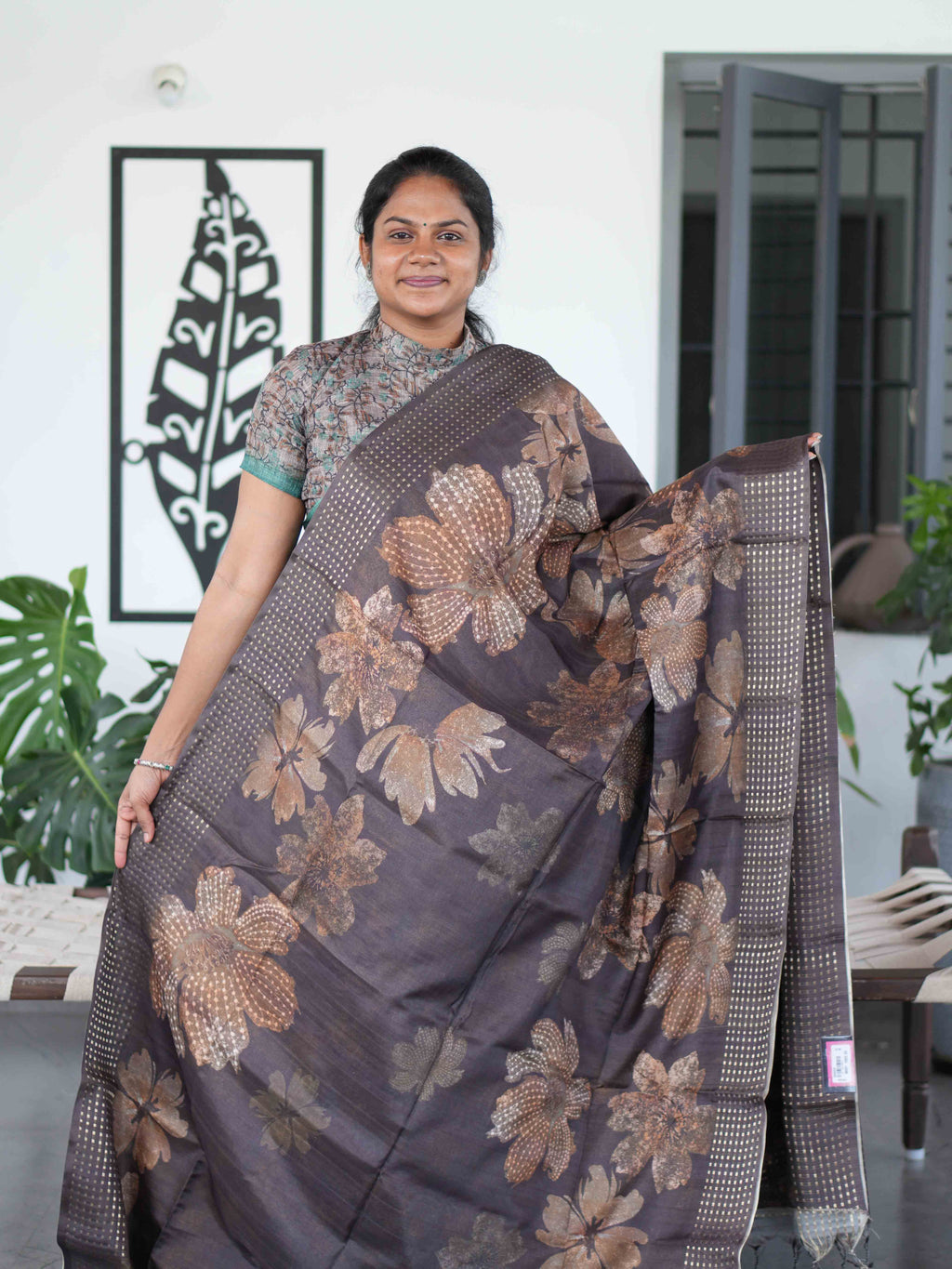 Semi Tussar Sarees Natural Elegance / SKU233 – 7