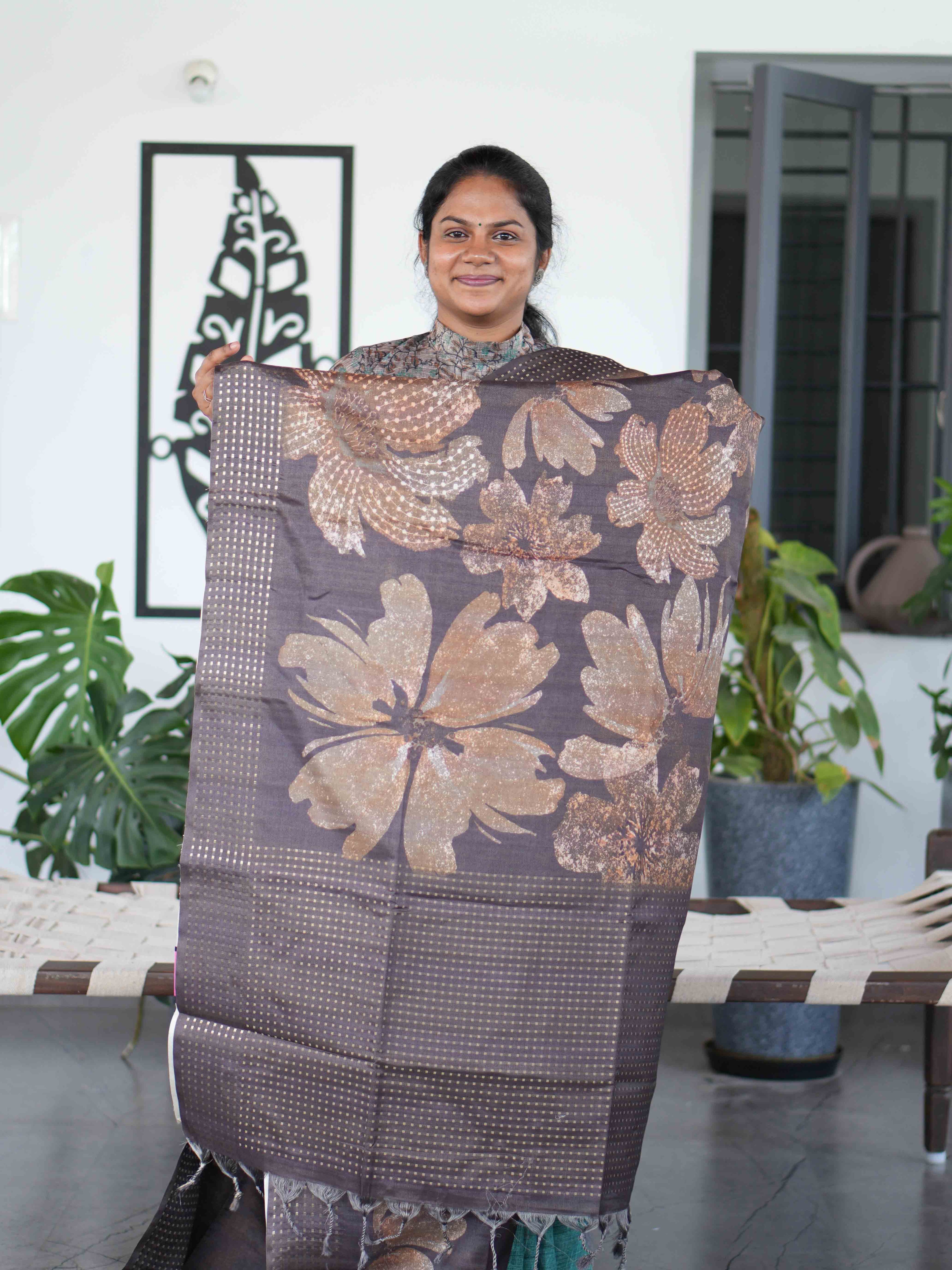 Semi Tussar Sarees Natural Elegance / SKU233 – 7