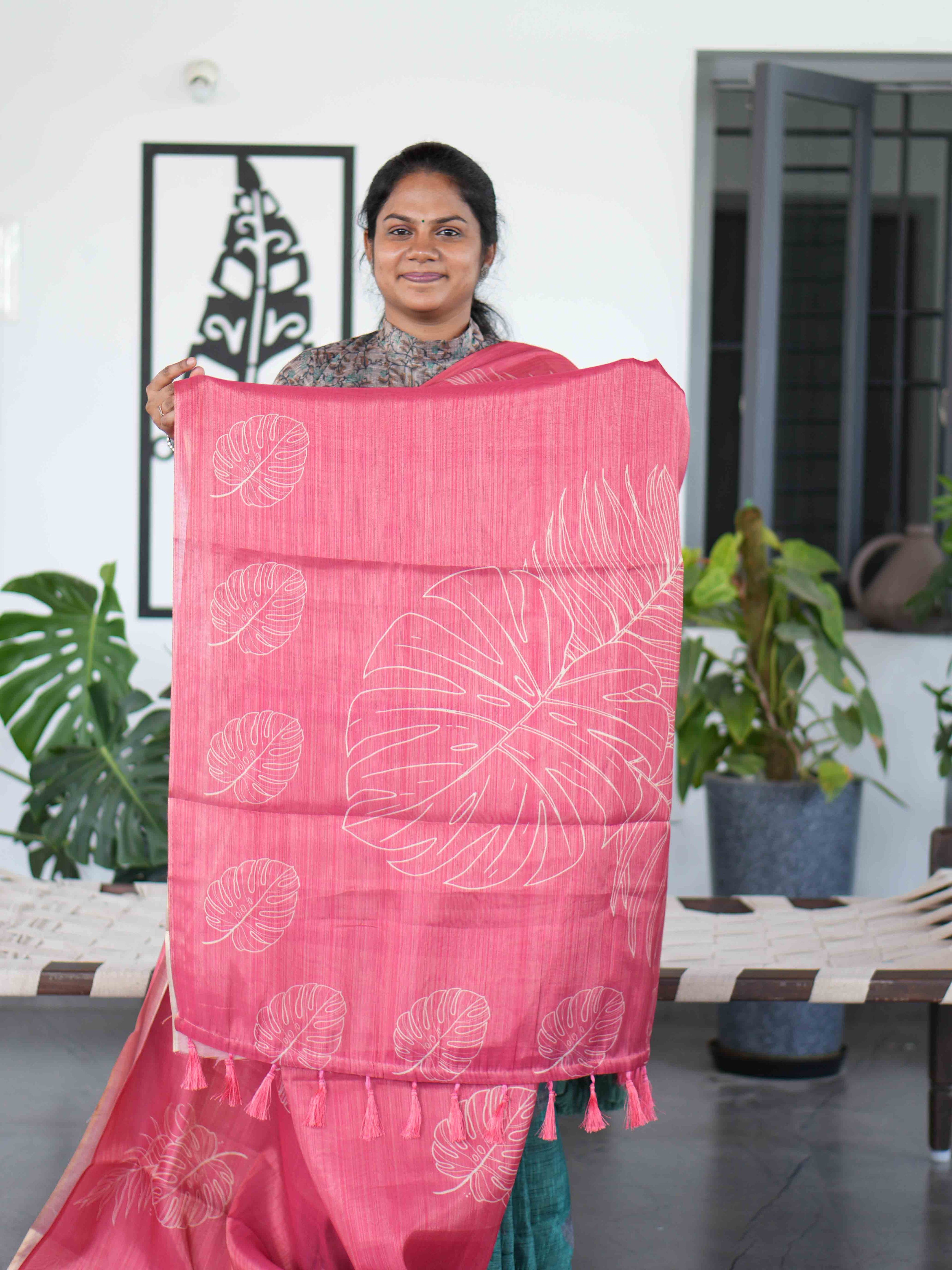 Linen Tissue Sarees Elegant Harmony / SKU234 – 3