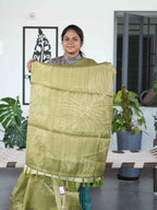 Linen Tissue Sarees Heritage Weave / SKU234 – 4