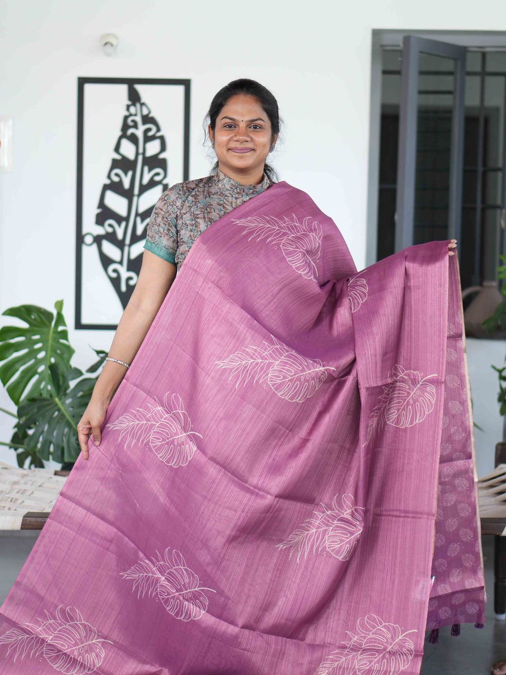 Linen Tissue Sarees Natural Radiance / SKU234 – 5
