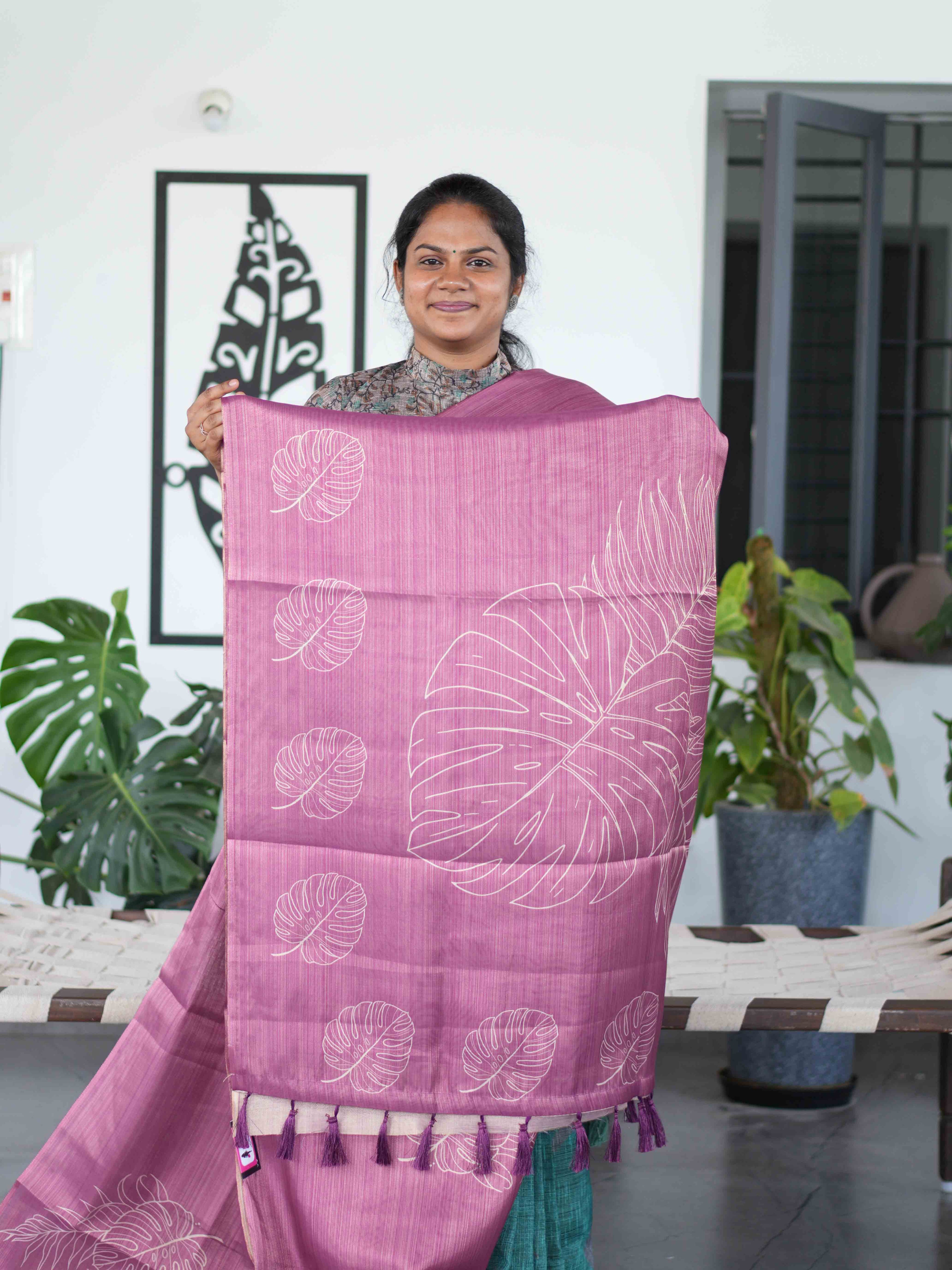 Linen Tissue Sarees Natural Radiance / SKU234 – 5