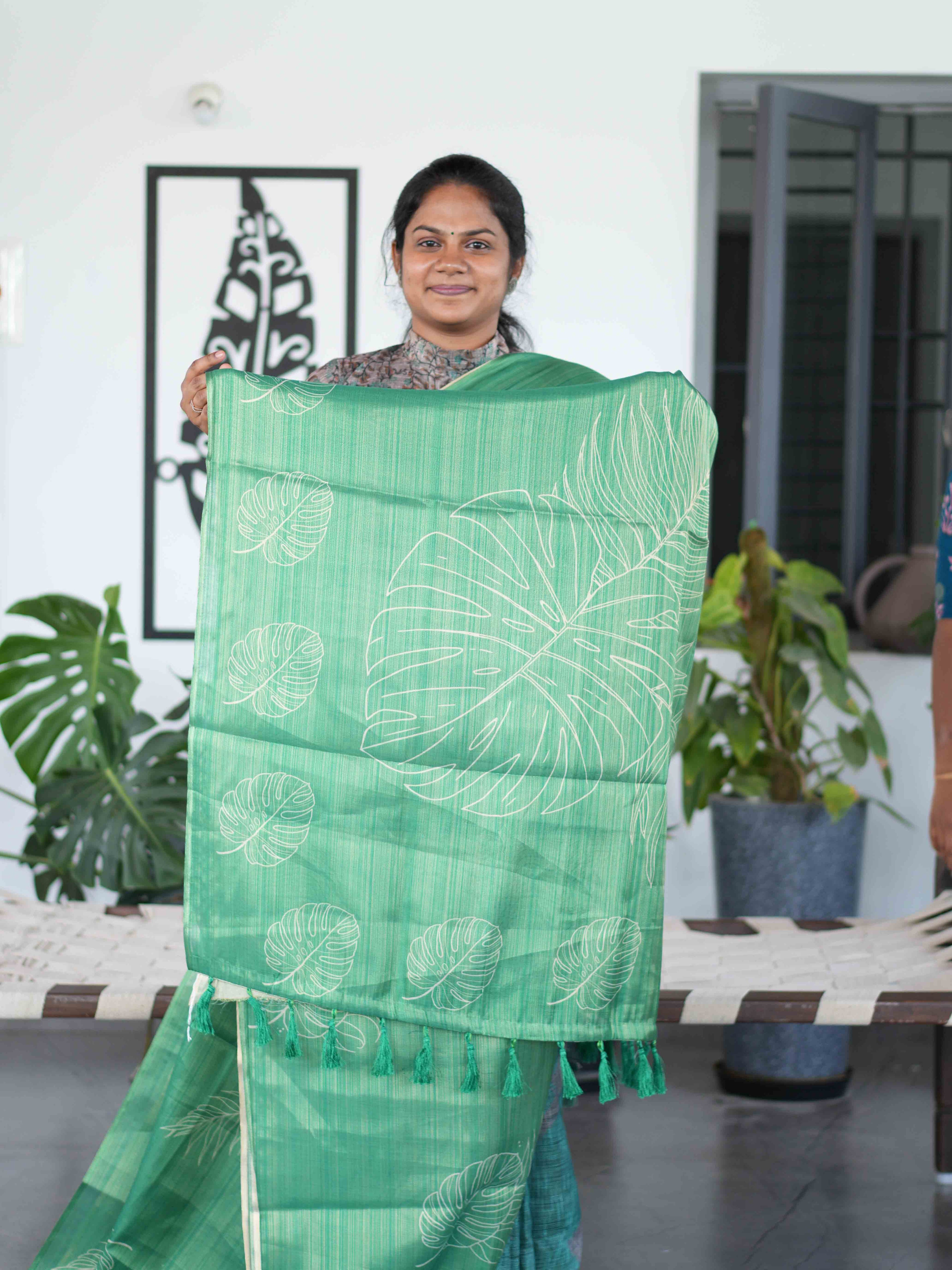 Linen Tissue Sarees Timeless Charm / SKU234 – 6