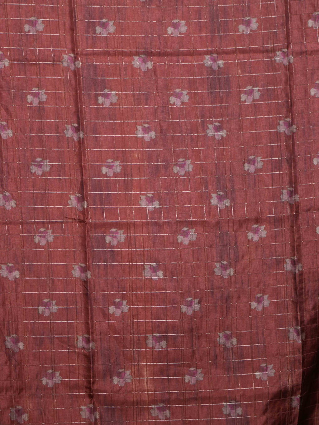 Floral Checks Printed Sarees Petal Beauty / SKU311 – 3