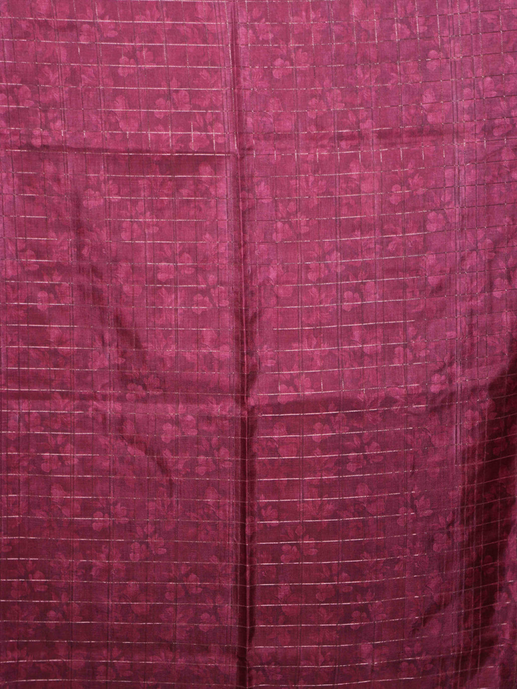 Floral Checks Printed Sarees Classic Motifs / SKU311 – 5
