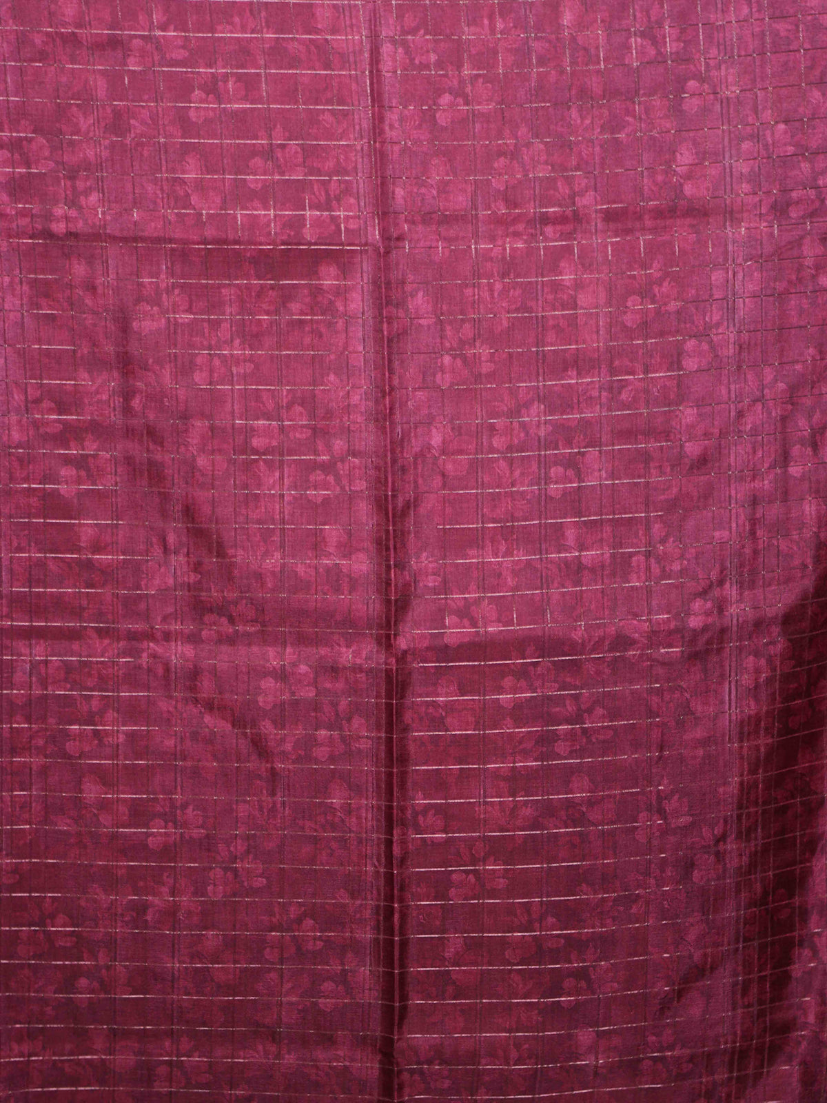 Floral Checks Printed Sarees Classic Motifs / SKU311 – 5