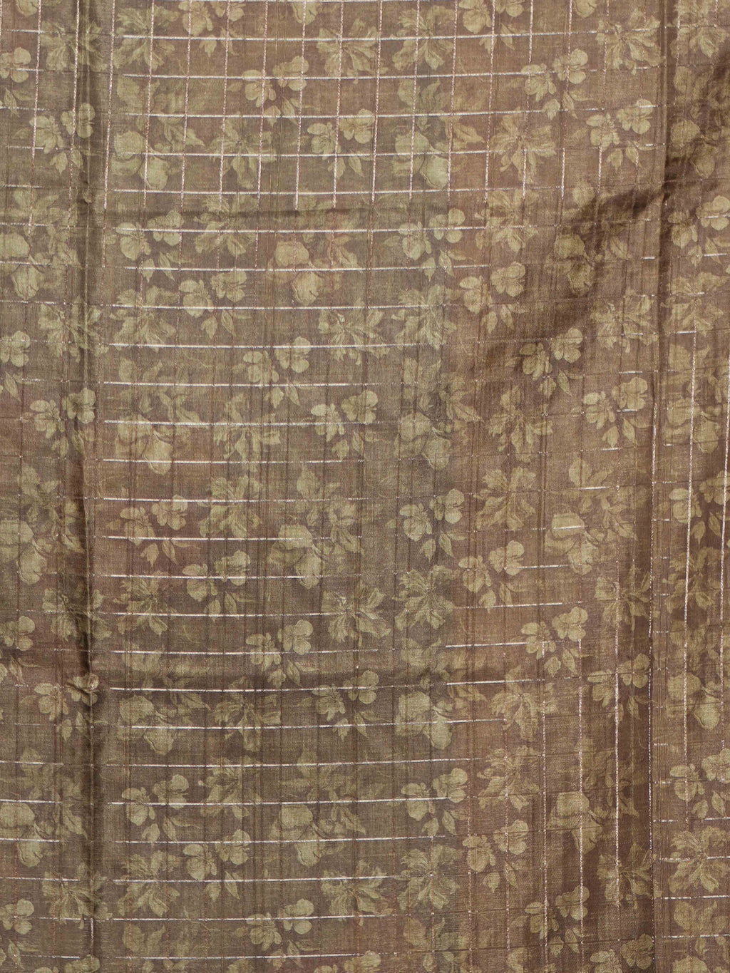Floral Checks Printed Sarees Floral Harmony / SKU311 – 6