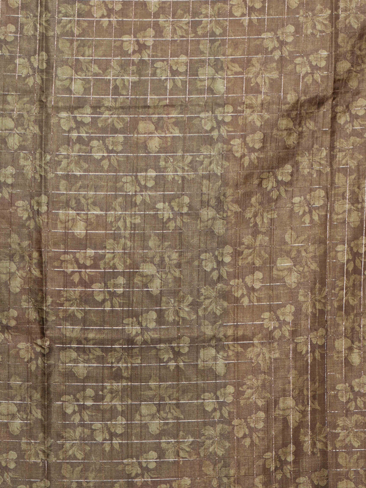 Floral Checks Printed Sarees Floral Harmony / SKU311 – 6