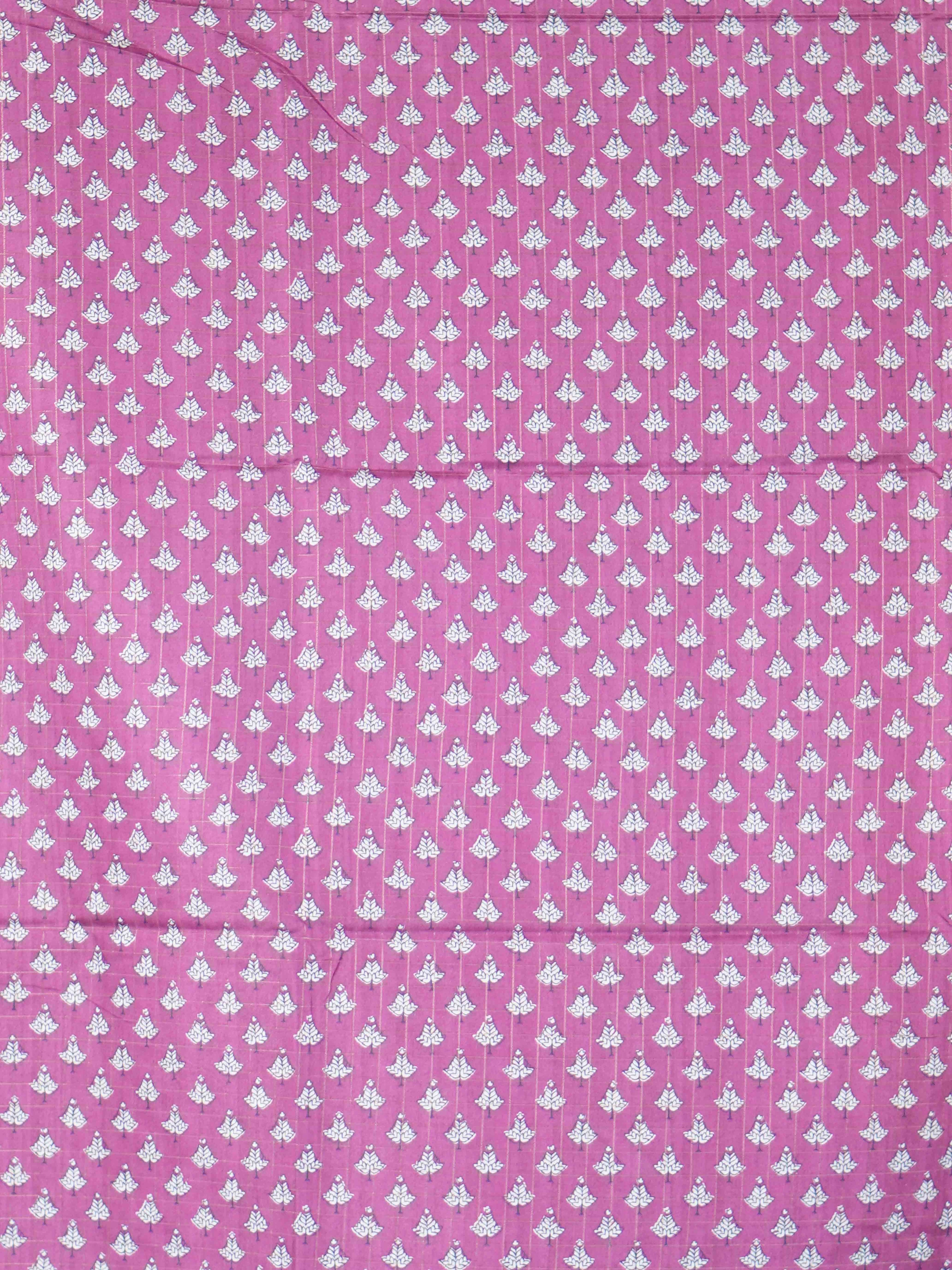 Check Semi Tussar Sarees / SKU223-1