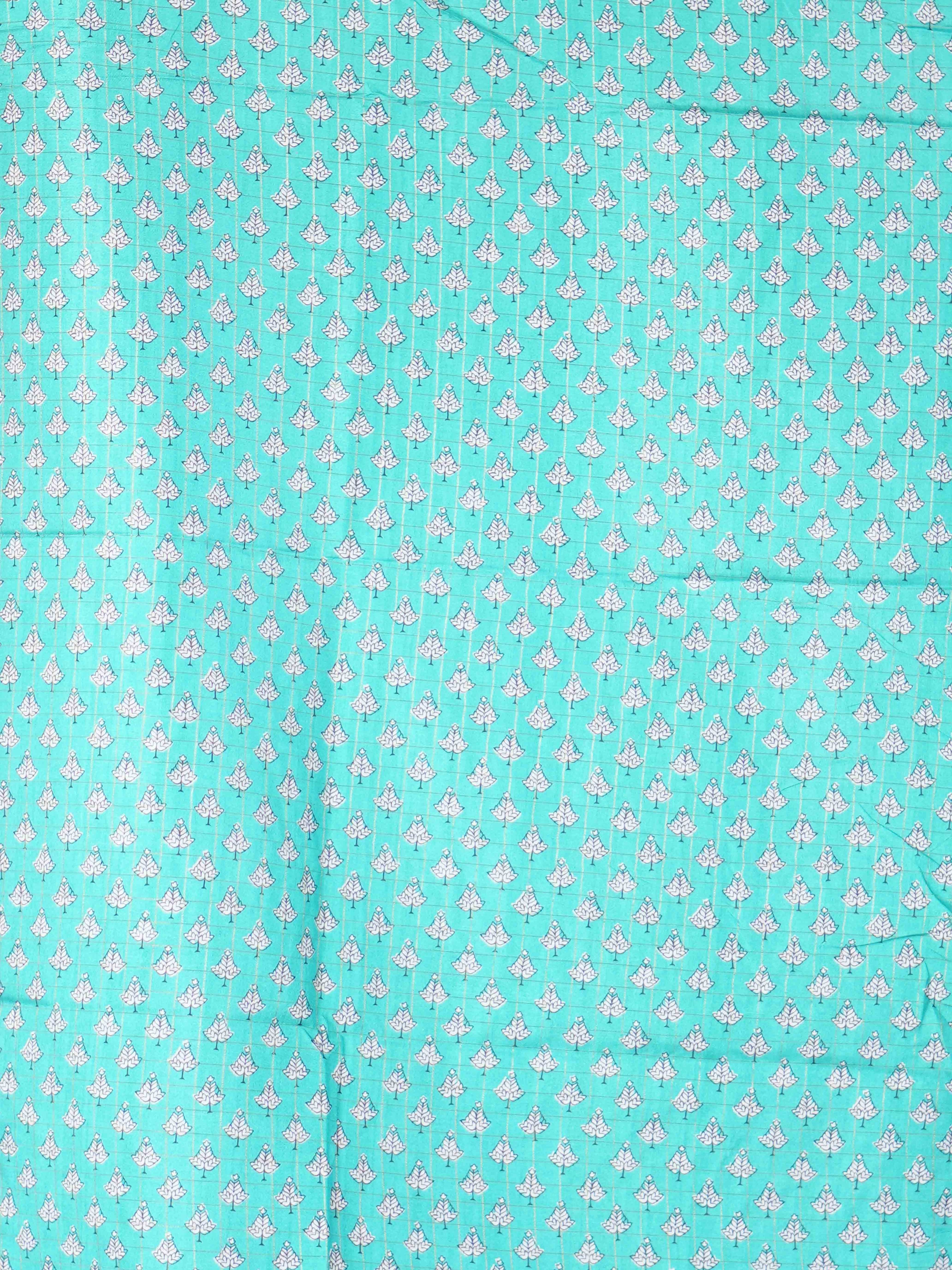 Check Semi Tussar Sarees / SKU223-4