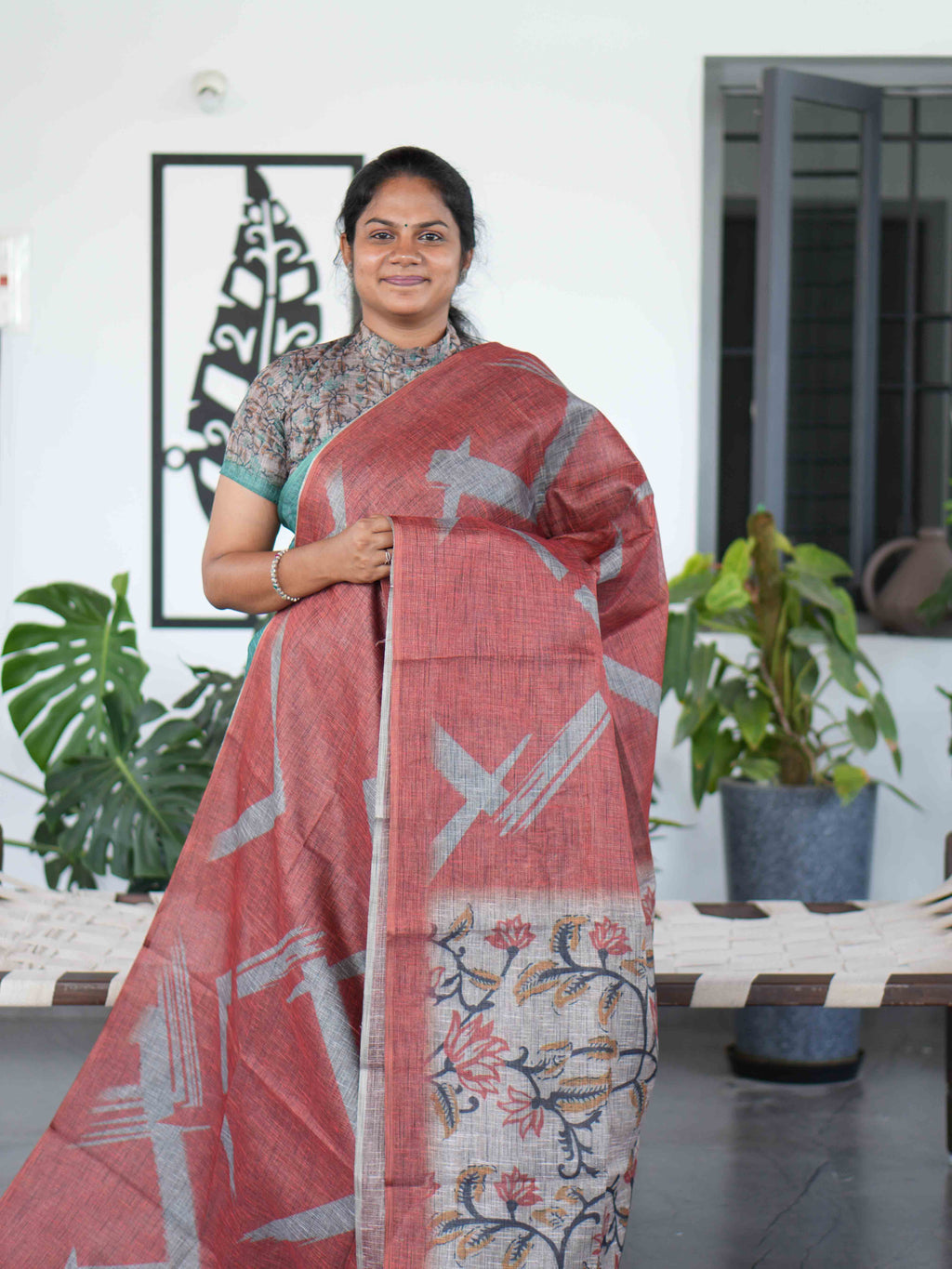 Jute Cotton Sarees Natural Harmony / SKU220 – 1