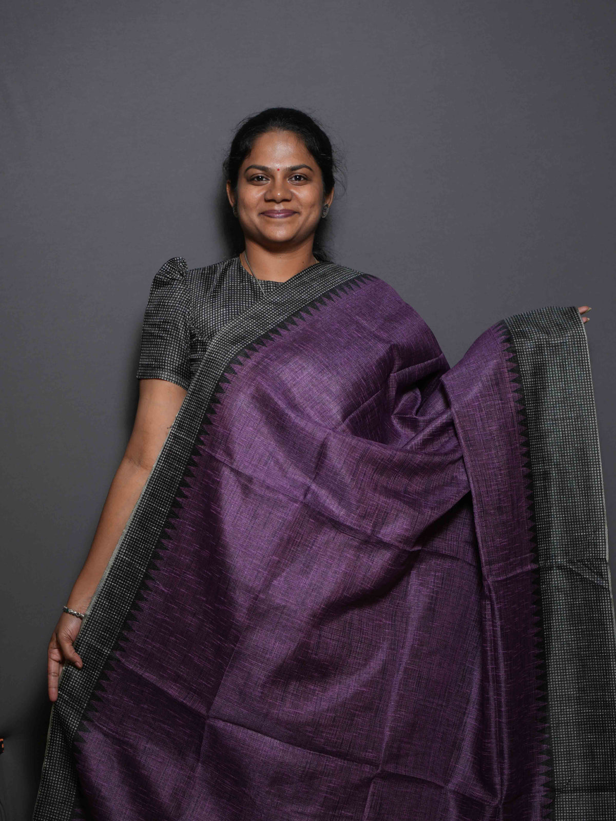 Jute Cotton Sarees Rustic Grace / SKU313 – 2