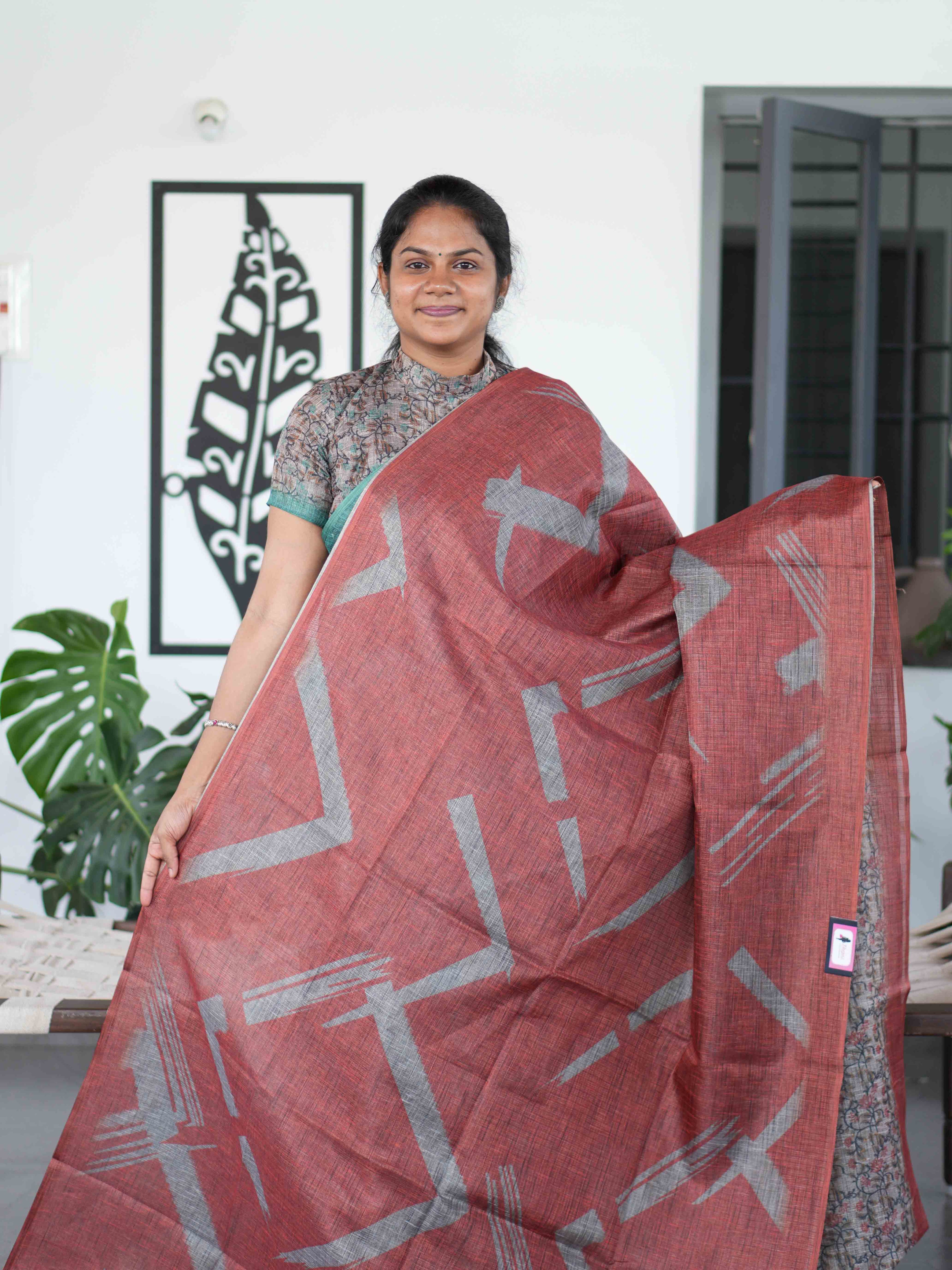 Jute Cotton Sarees Natural Harmony / SKU220 – 1