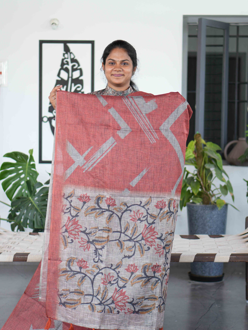 Jute Cotton Sarees Natural Harmony / SKU220 – 1