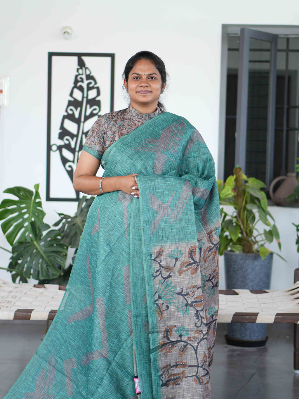 Jute Cotton Sarees Rustic Grace / SKU220 – 2