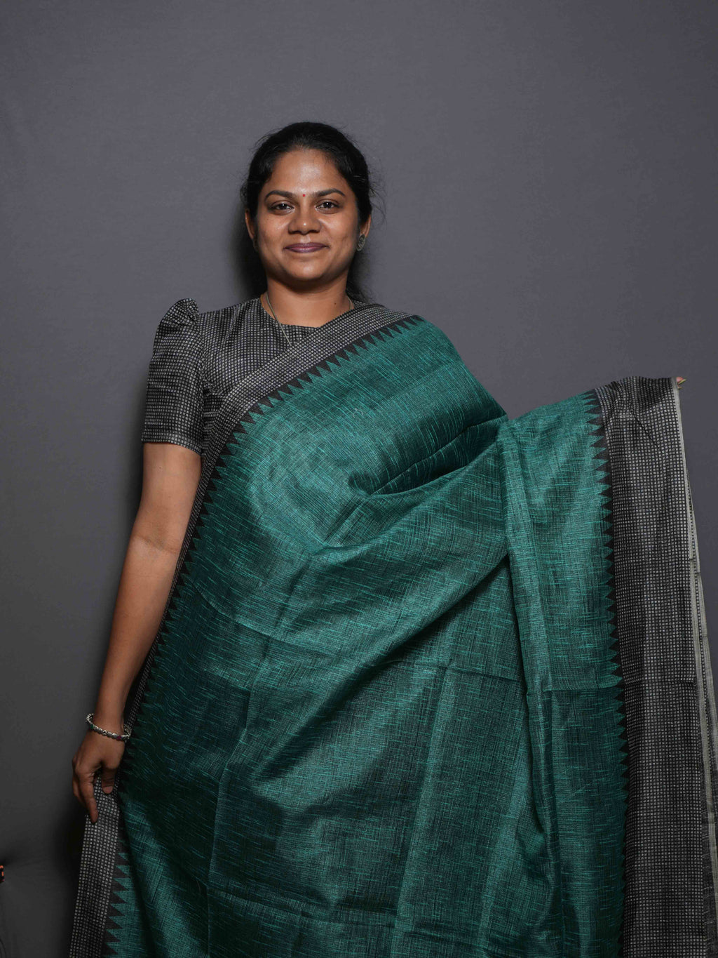 Jute Cotton Sarees Classic Weave / SKU313 – 3