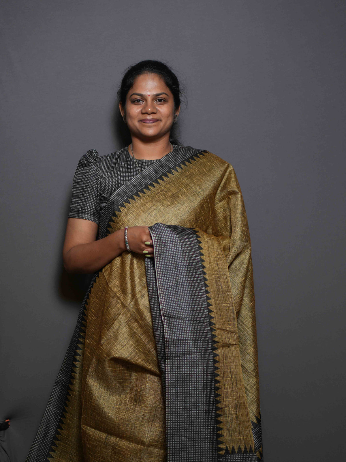 Jute Cotton Sarees Earthy Elegance / SKU313 – 4