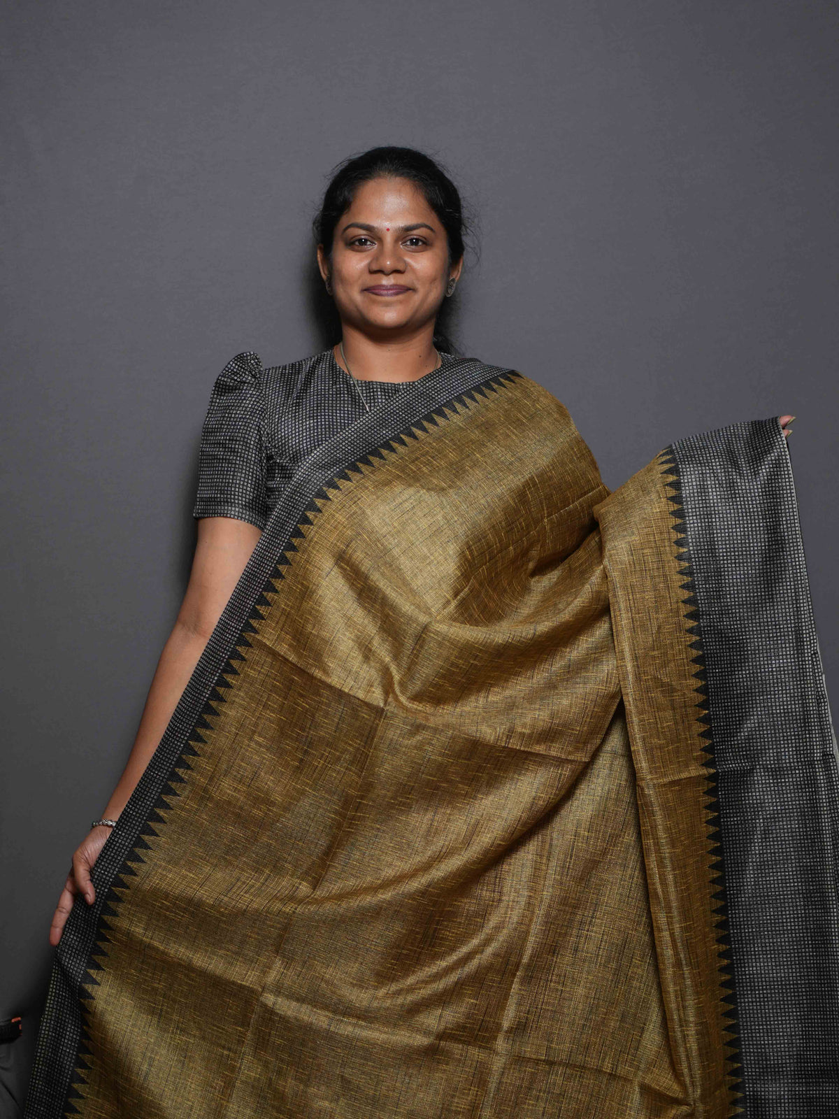 Jute Cotton Sarees Earthy Elegance / SKU313 – 4