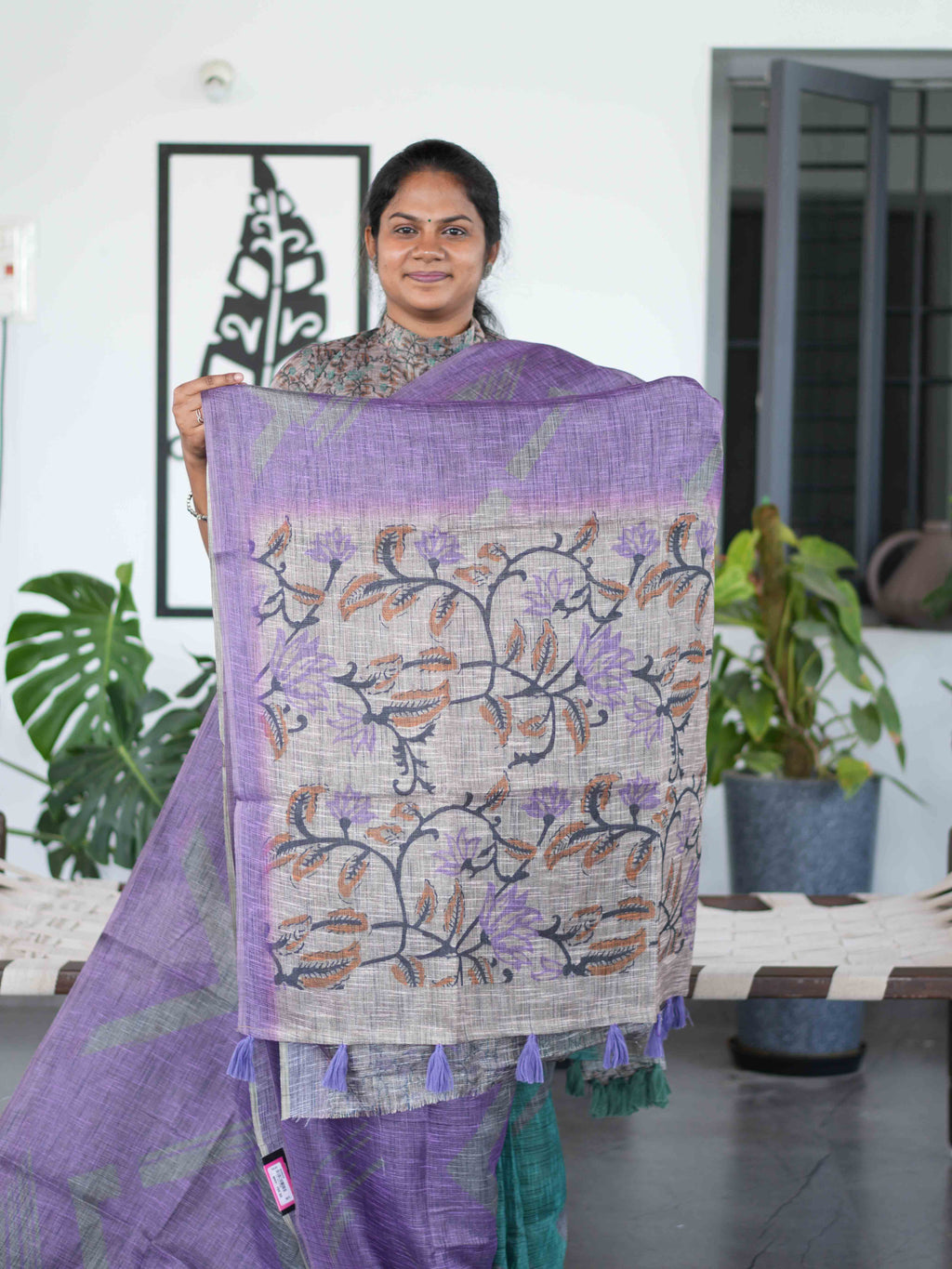 Jute Cotton Sarees Earthy Charm / SKU220 – 3