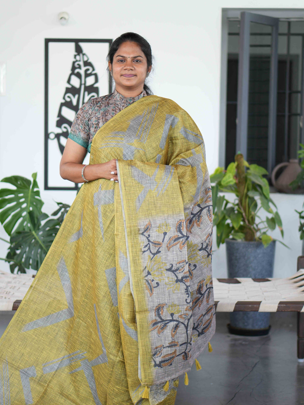 Jute Cotton Sarees Woven Essence / SKU220 – 4