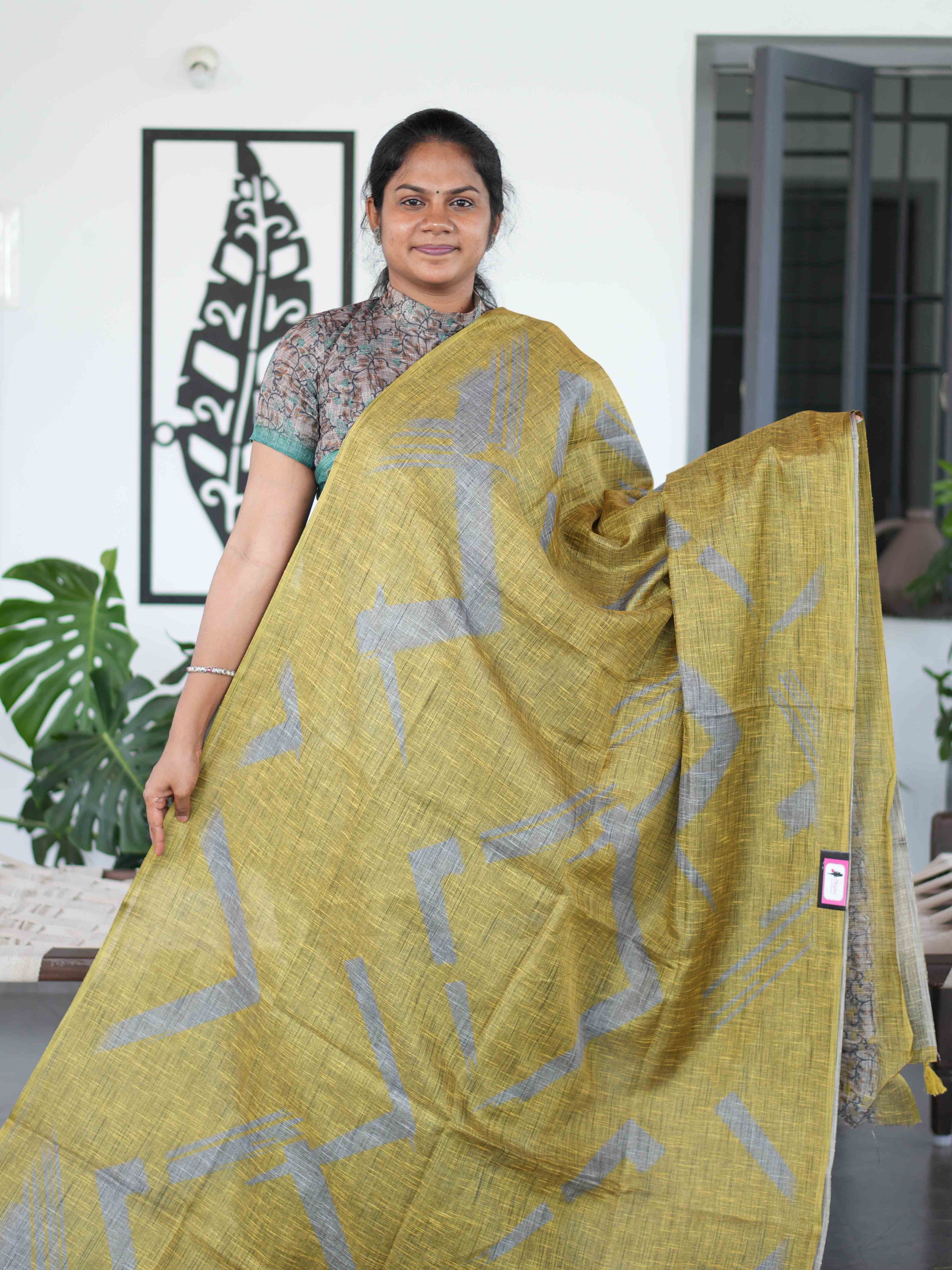 Jute Cotton Sarees Woven Essence / SKU220 – 4