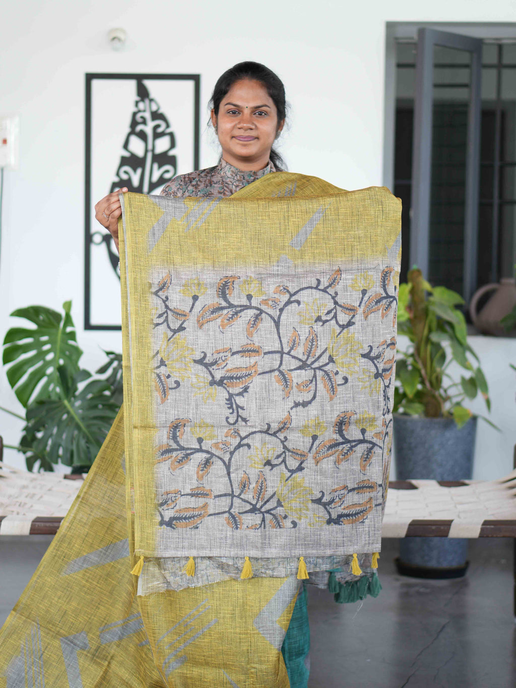 Jute Cotton Sarees Woven Essence / SKU220 – 4