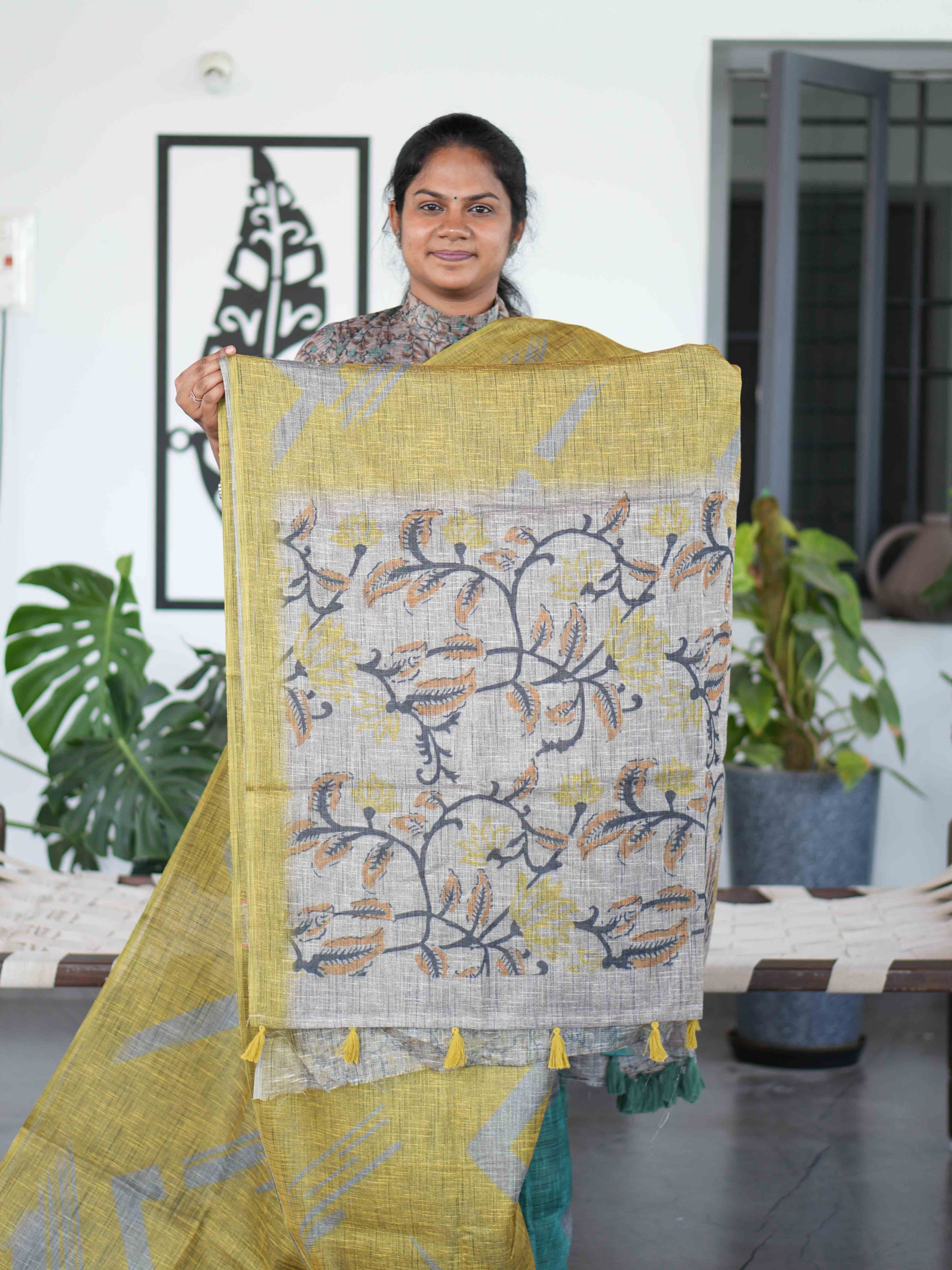 Jute Cotton Sarees Woven Essence / SKU220 – 4