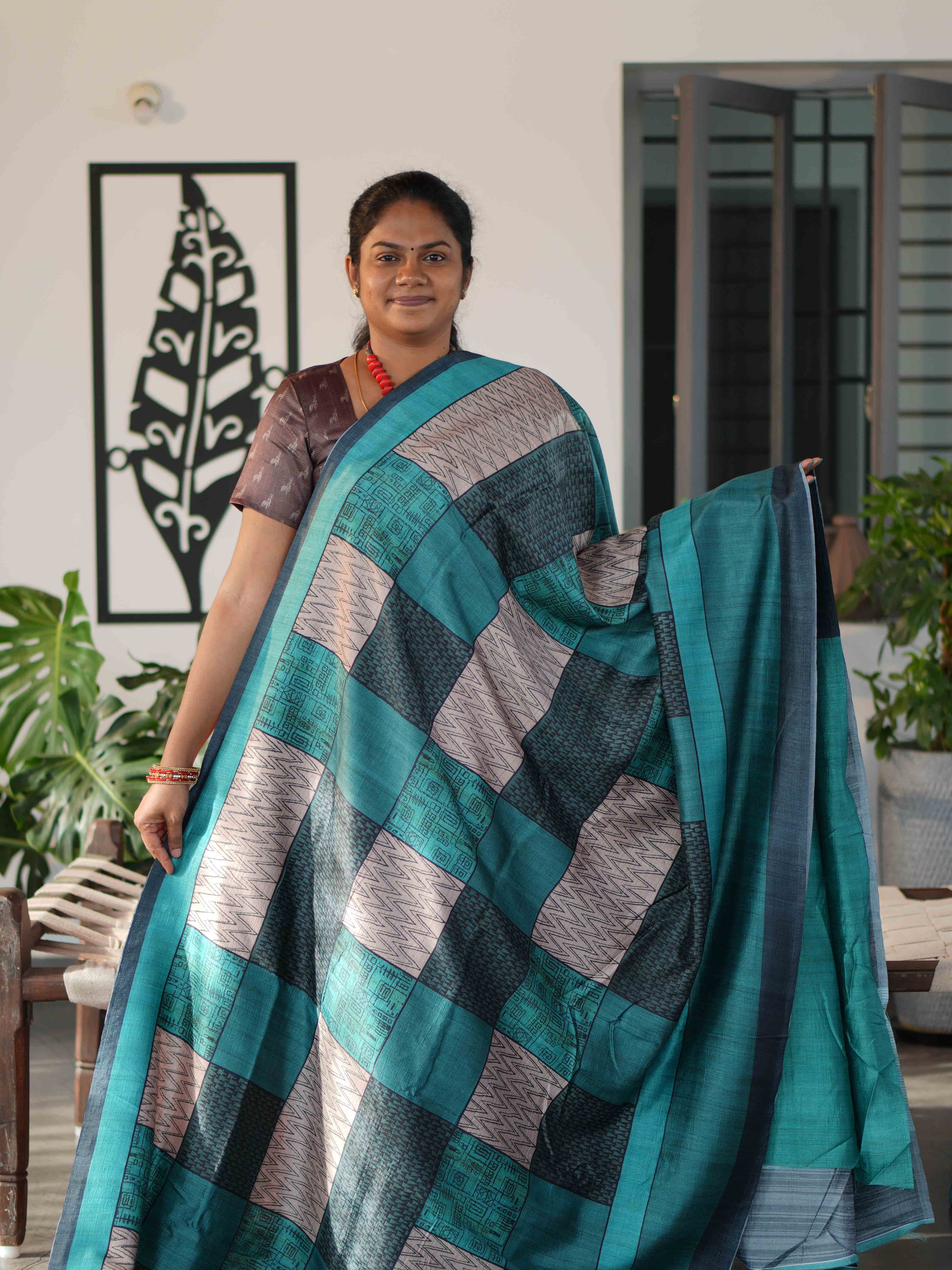 Mulberry Tussar Sarees / SKU238 – 1