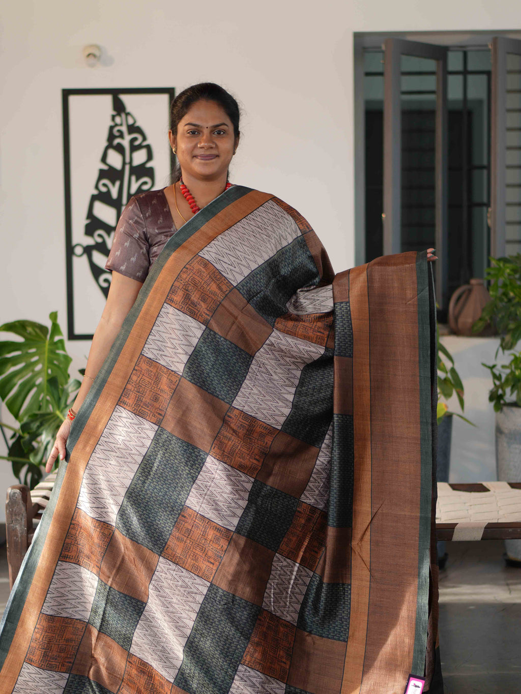 Mulberry Tussar Sarees / SKU238 – 3