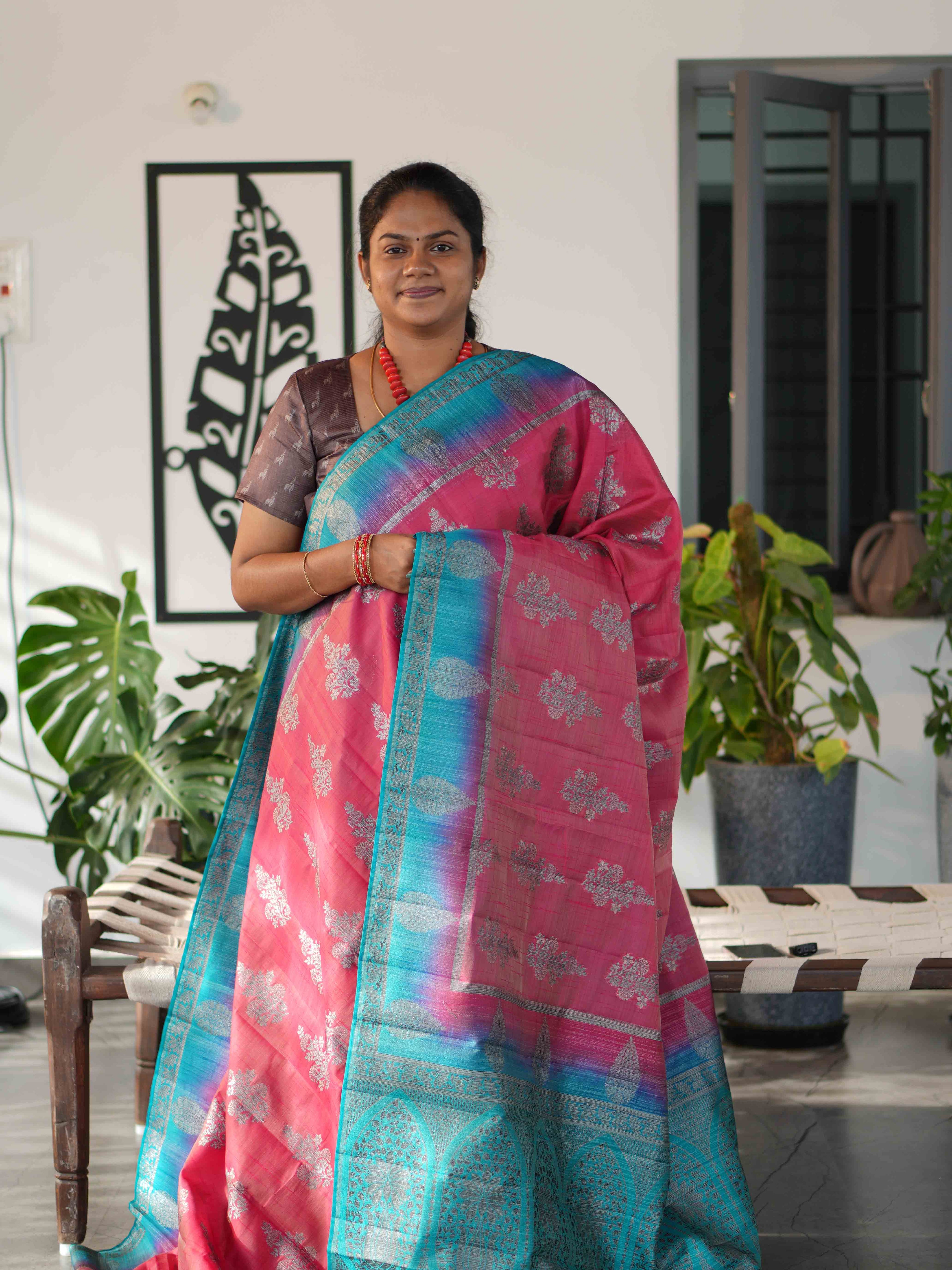 Dupion Silk Sarees Classic Prestige / SKU247 – 3