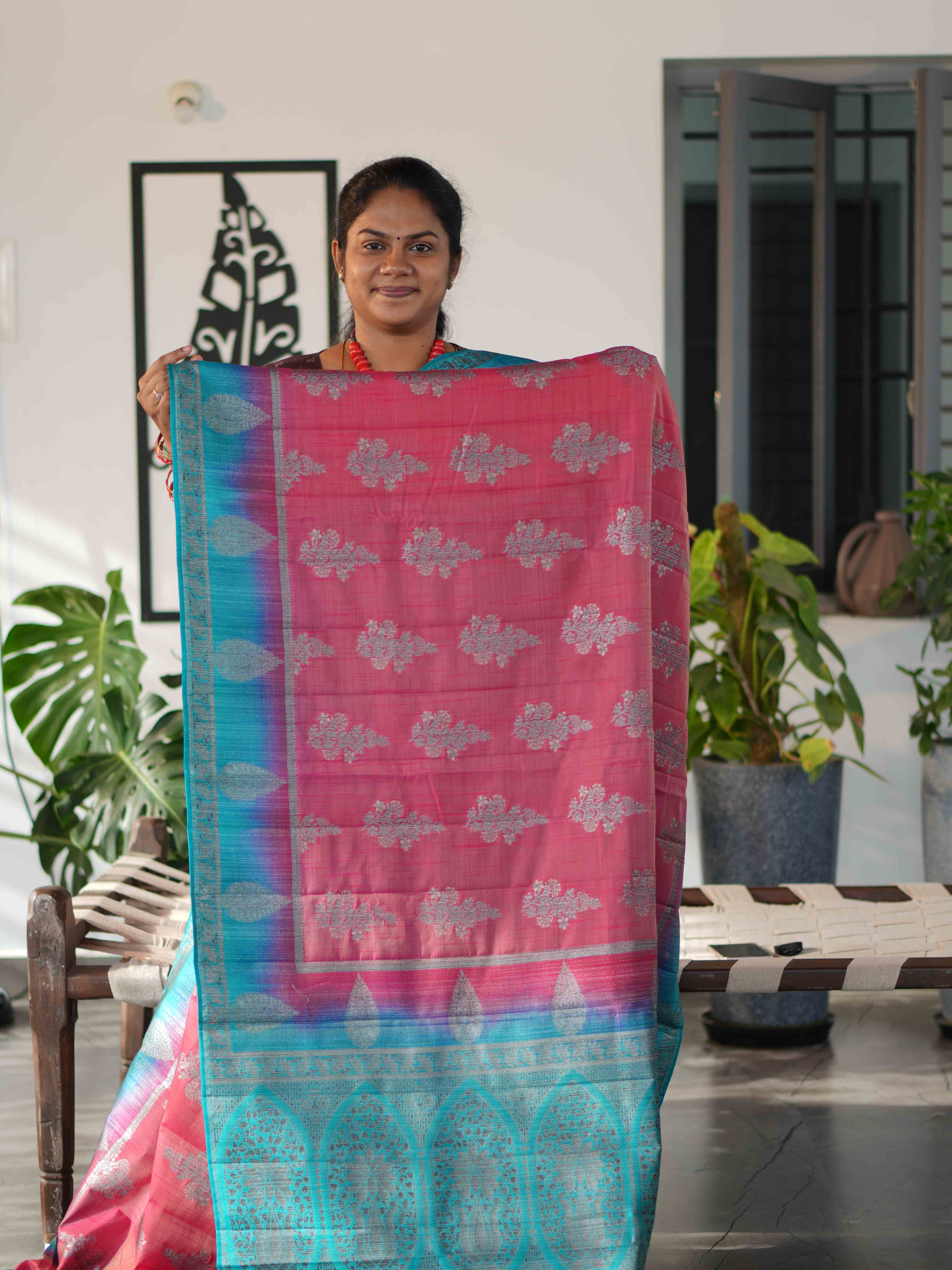 Dupion Silk Sarees Classic Prestige / SKU247 – 3