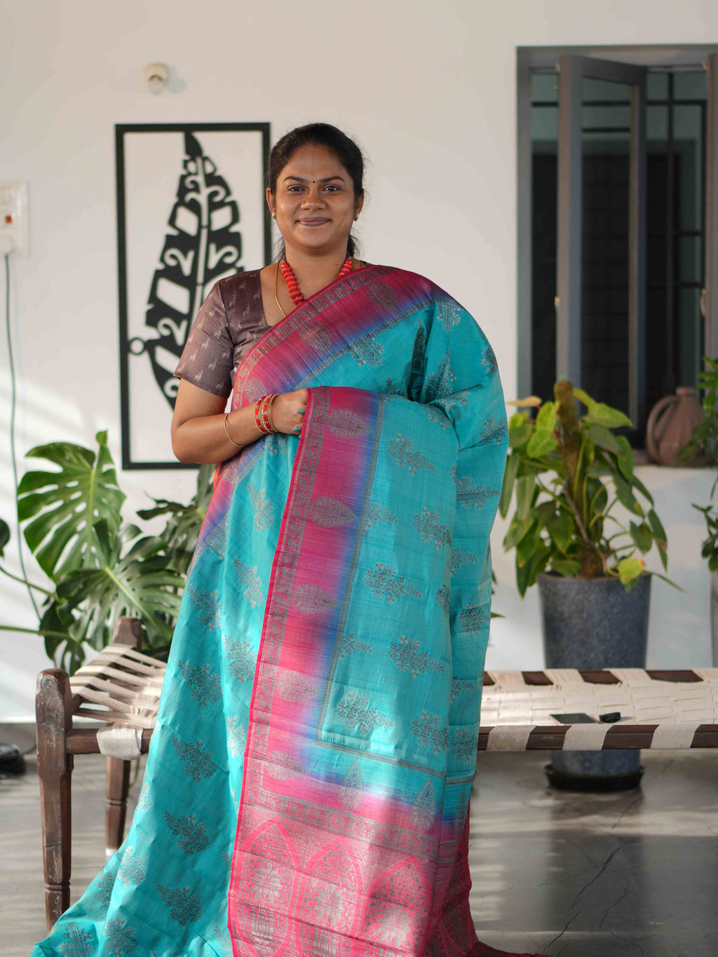 Dupion Silk Sarees Regal Weave / SKU247 – 4